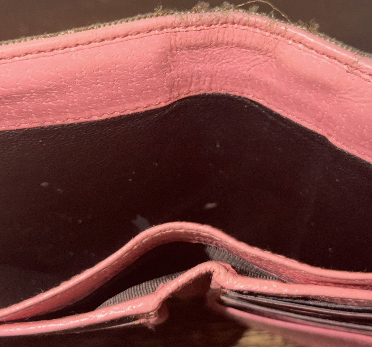 Gucci GUCCI Eclipse Canvas & Leather Beige Pink Bifold Wallet Size ONE SIZE - 10 Thumbnail