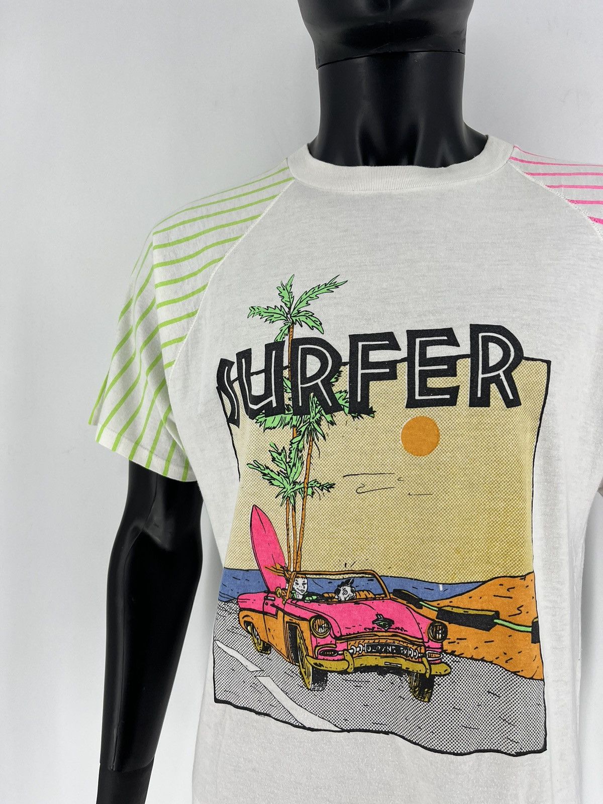 Vintage Vintage 90s Rare Crazy Surfer Skater Style Boot Tee M Size US M / EU 48-50 / 2 - 7 Thumbnail