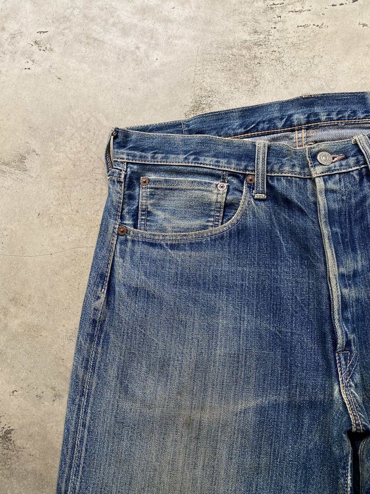 Vintage Joe McCoy 906 Distressed Japanese Selvedge Denim ??