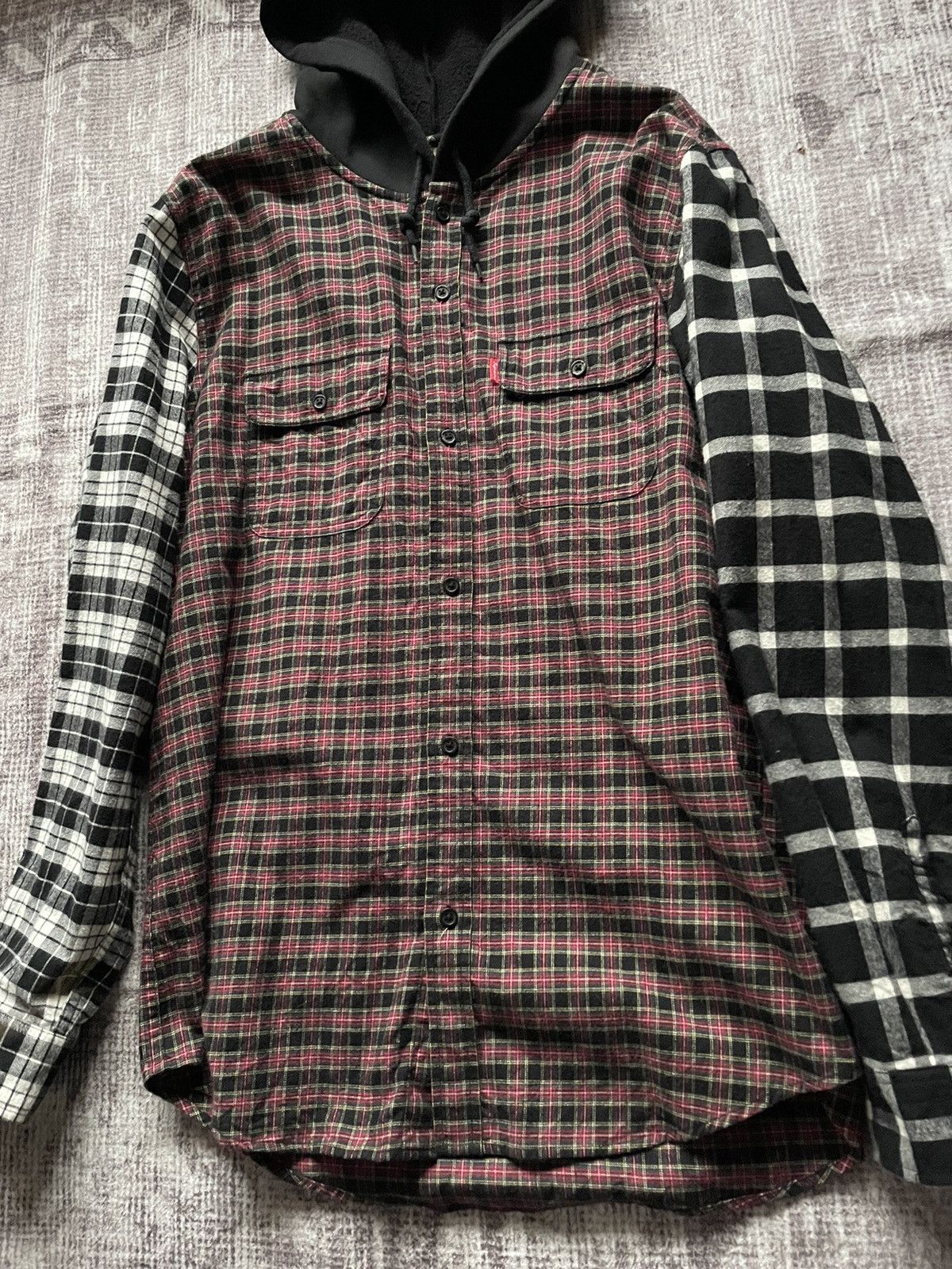 Supreme Supreme SS14 Hooded Flannel Shirt Size US L / EU 52-54 / 3 - 3 Thumbnail
