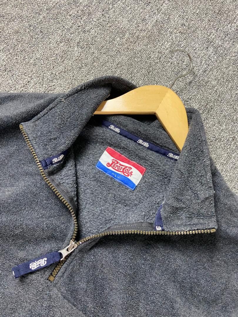 Pepsi Pepsi Cola Half Zipper Fleece Pullover Jacket (199) Size US L / EU 52-54 / 3 - 5 Thumbnail