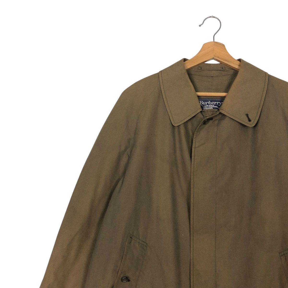 Burberry 🔥VINTAGE LONG JACKET BURBERRYS MADE IN ENGLAND RICH BROWN Size US M / EU 48-50 / 2 - 10 Thumbnail