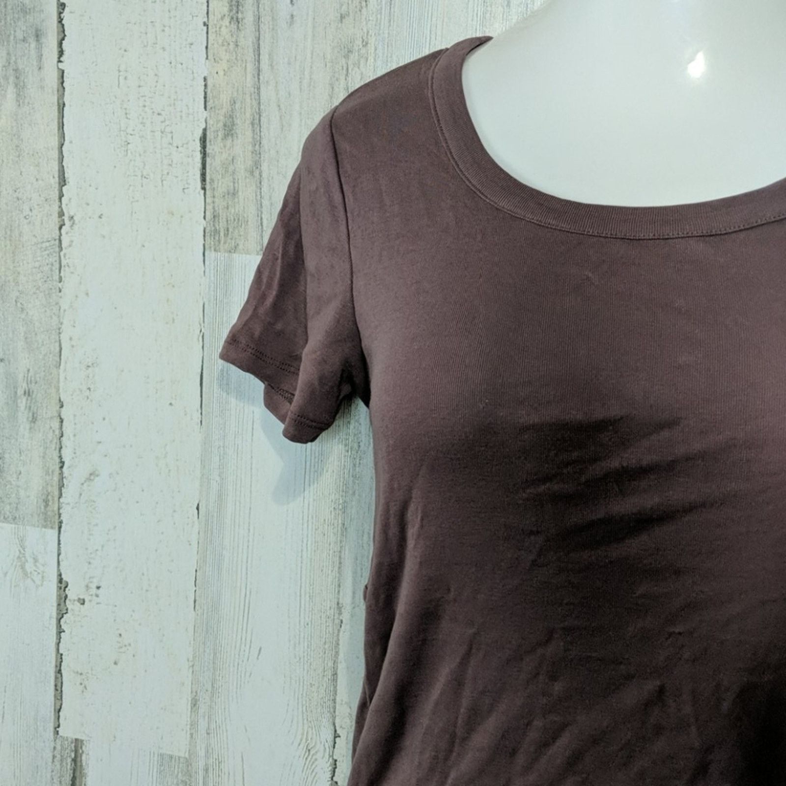 Chaser Brand CHASER Purple Scoop Neck Casual Tee Medium NEW Size M / US 6-8 / IT 42-44 - 5 Thumbnail