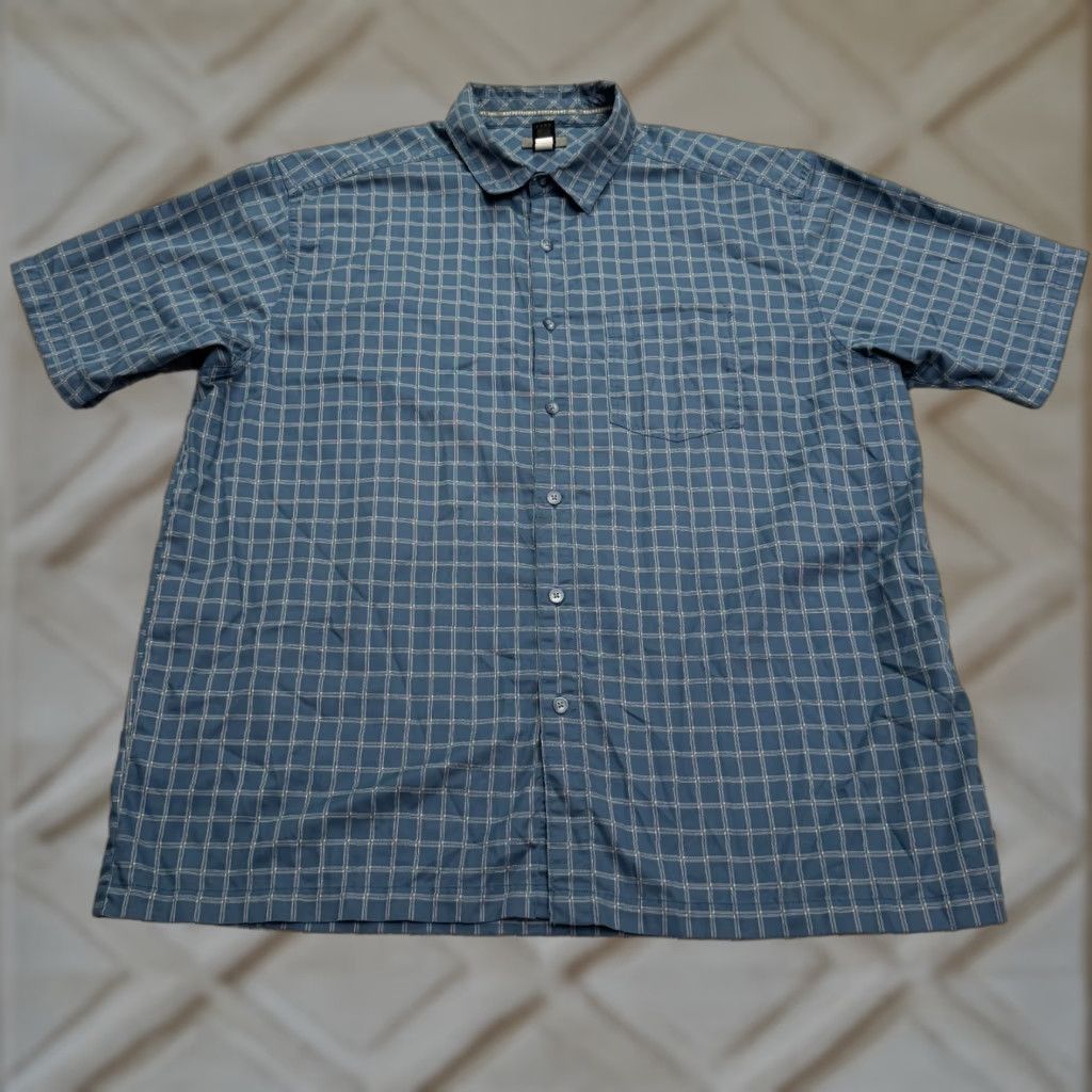 Vintage REI Vintage Y2K Button-Down Shirt Men XL Blue Check Cotton Casual Outdoor Size US XL / EU 56 / 4 - 1 Thumbnail