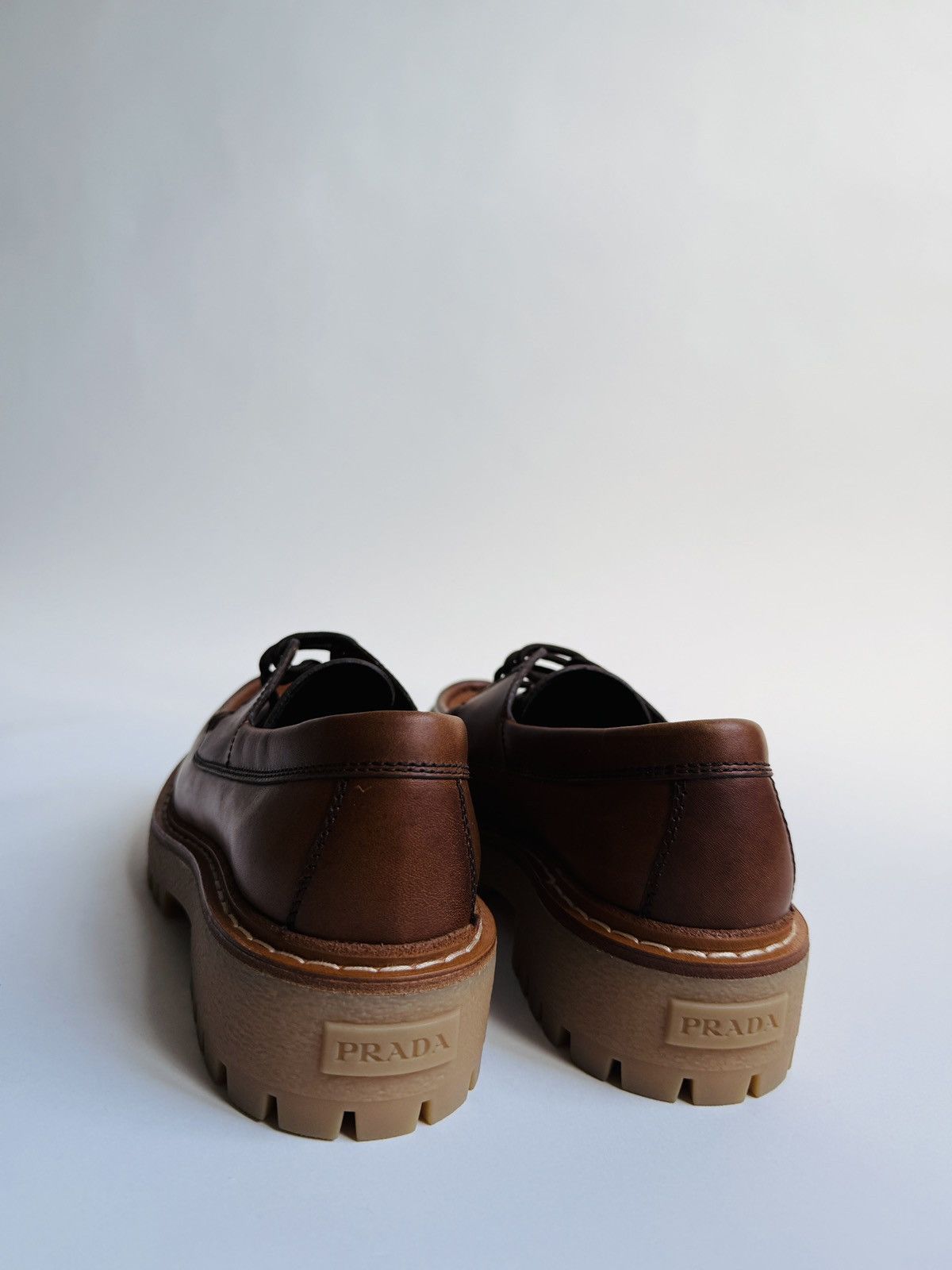 Prada Prada - St. Moritz leather loafers Size US 6.5 / EU 39-40 - 8 Thumbnail