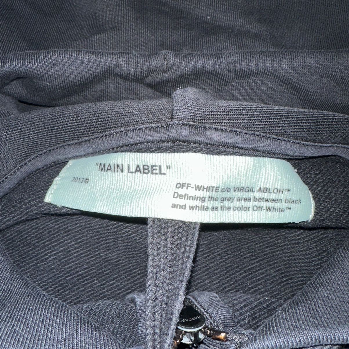 Off-White Off White “Stripe” Zip Up Hoodie Sweatshirt Size US S / EU 44-46 / 1 - 4 Thumbnail