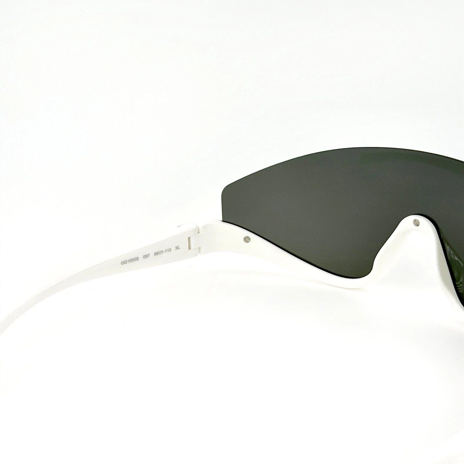 Gucci GUCCI 1650 White Black Sport Wrap Gg1650S Sunglasses 007 Size ONE SIZE - 6 Thumbnail