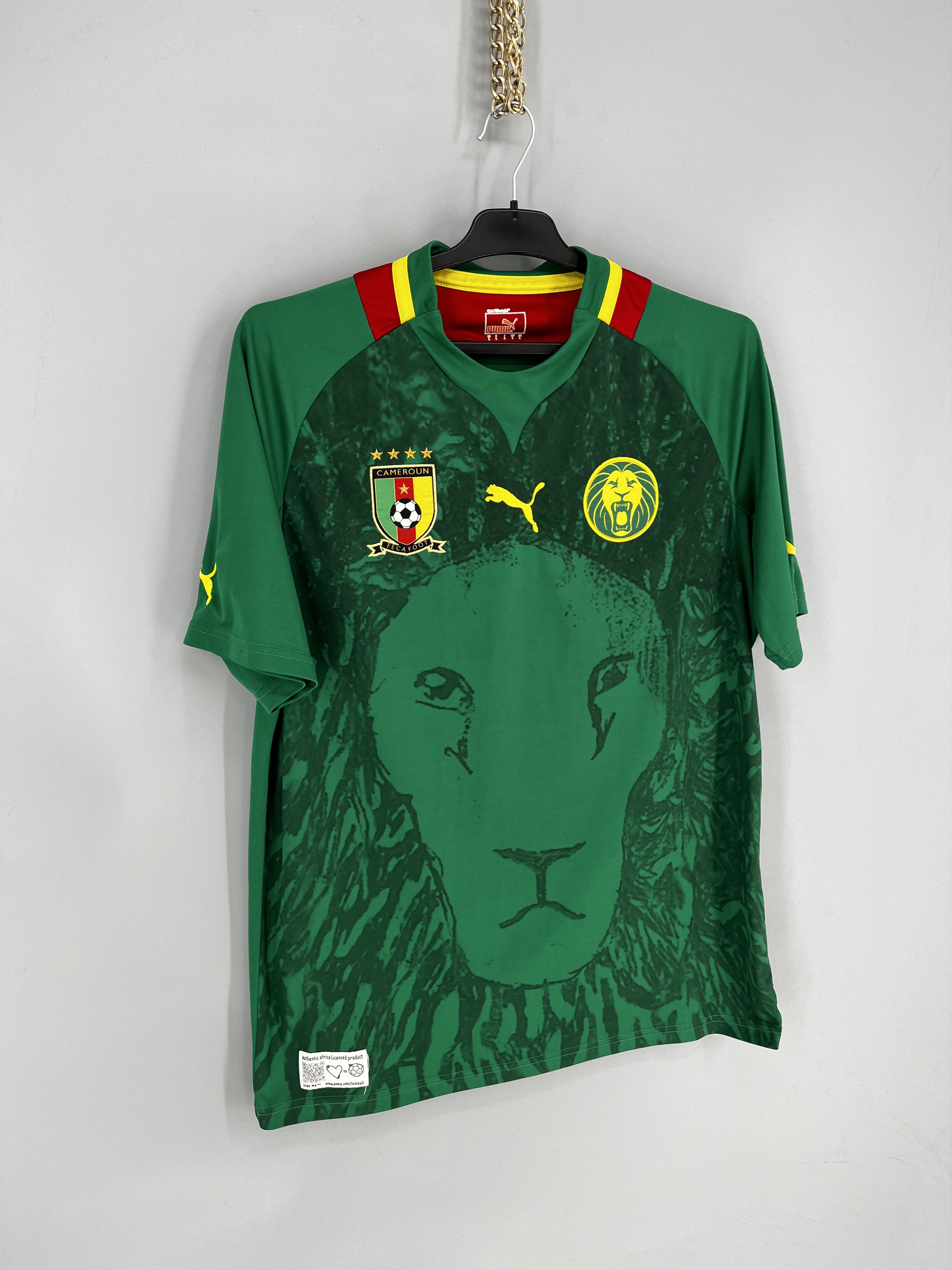 Puma CAMEROON 2012 2013 NATIONAL TEAM HOME FOOTBALL SHIRT SOCCER Size US M / EU 48-50 / 2 - 2 Thumbnail