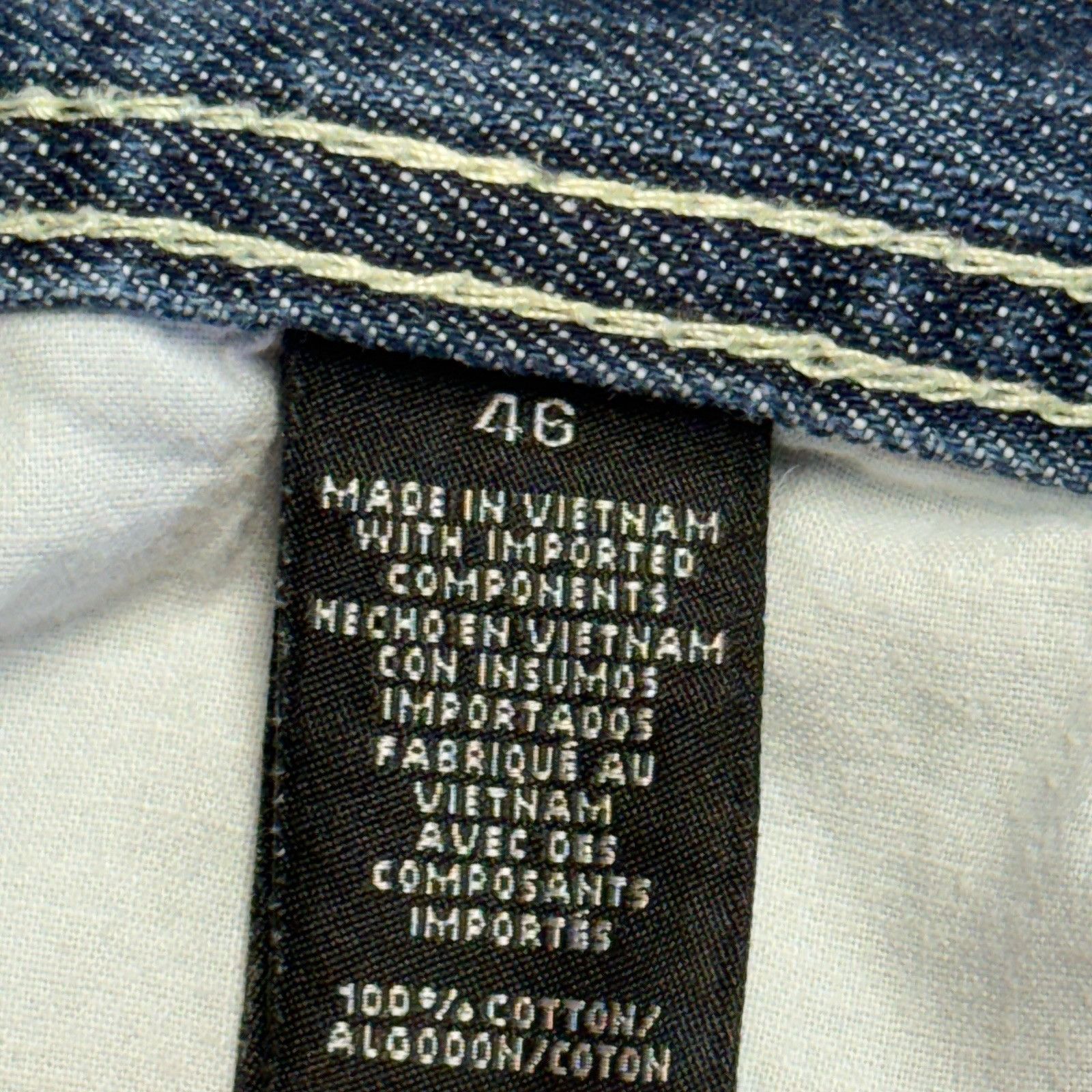 Enyce Vintage Y2K Enyce Baggy Jeans Mens 46x33 Blue Skate Streetwe Size US 44 / EU 60 - 4 Thumbnail