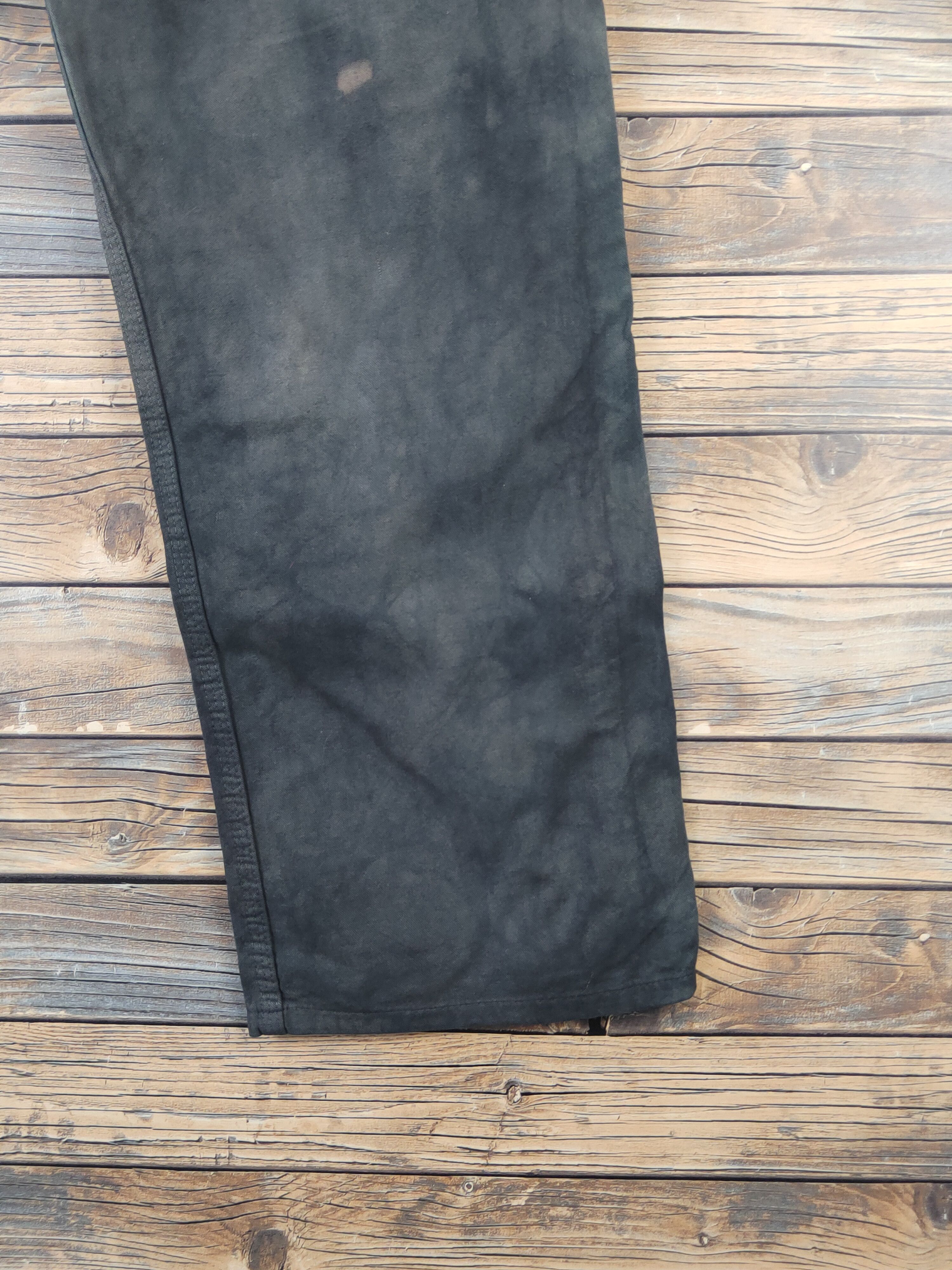 Carhartt DL Carhartt Black Faded Multipocket Cargo Pants #46-076 Size US 27 - 11 Thumbnail
