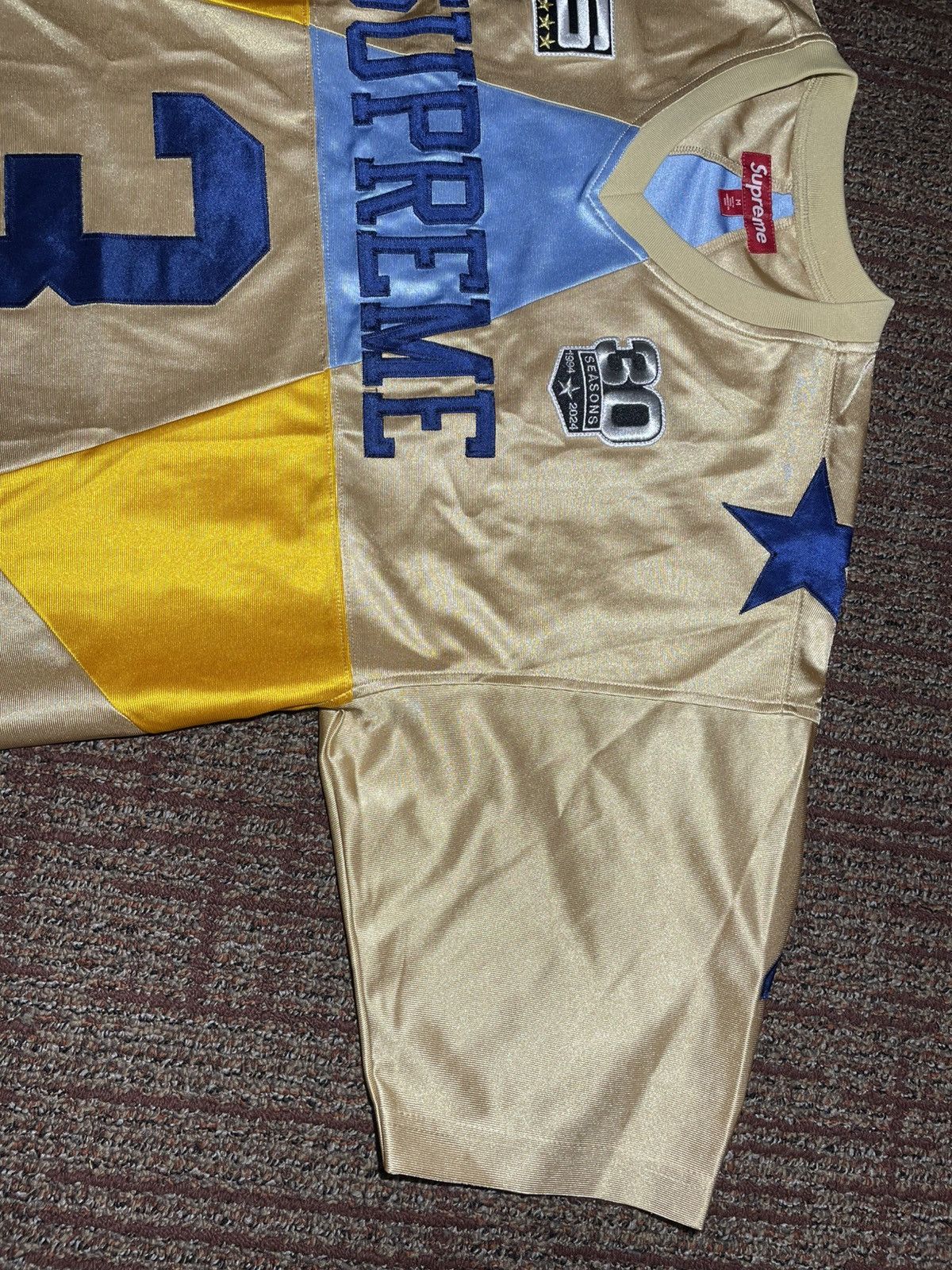 Supreme Supreme Star Football Jersey (Medium) Size US M / EU 48-50 / 2 - 2 Thumbnail