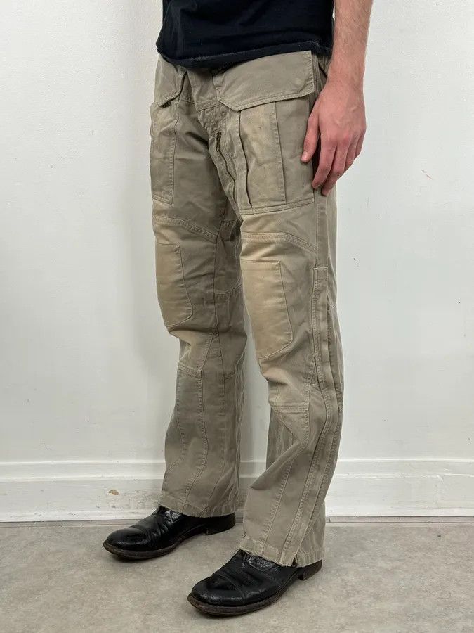 Maison Margiela AW2006 Mason’s Ultimate Backzip Green Cargo Pants Size US 32 / EU 48 - 3 Thumbnail