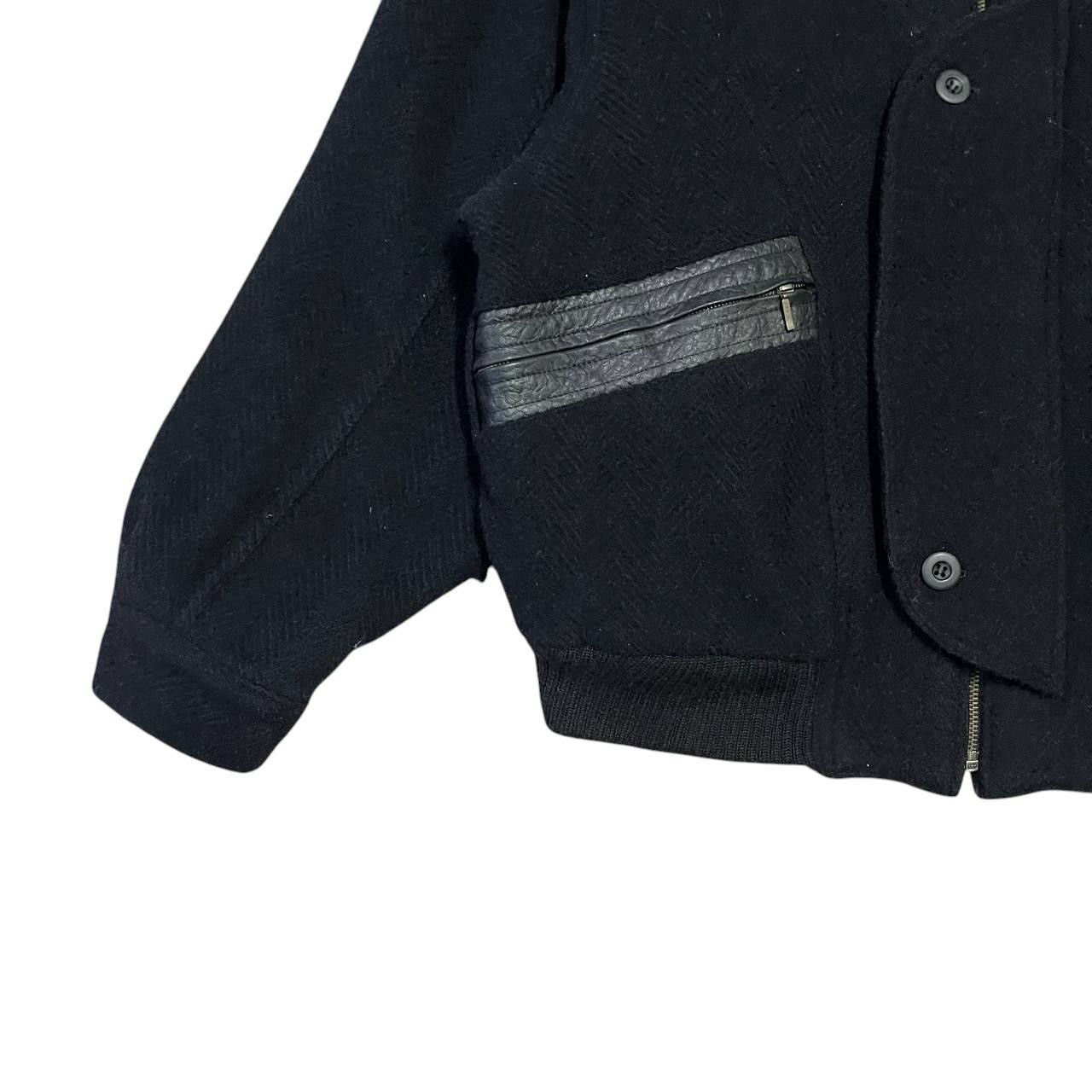 Issey Miyake Vintage Big Way Wool Bomber Jacket Issey Miyake Inspire Size US M / EU 48-50 / 2 - 3 Thumbnail