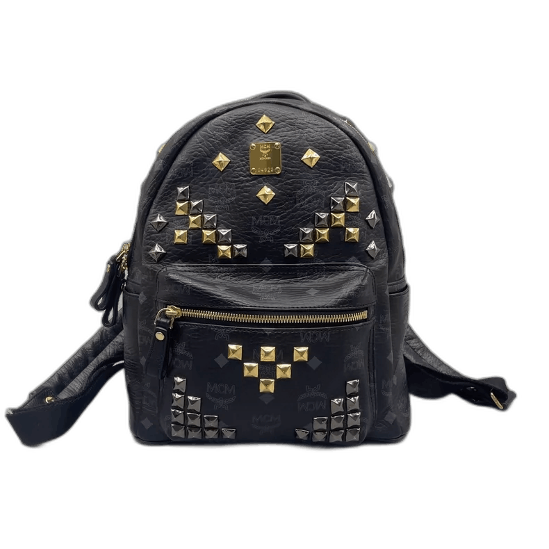 MCM MCM 97-98 Studded Print Backpack Size ONE SIZE - 1 Thumbnail
