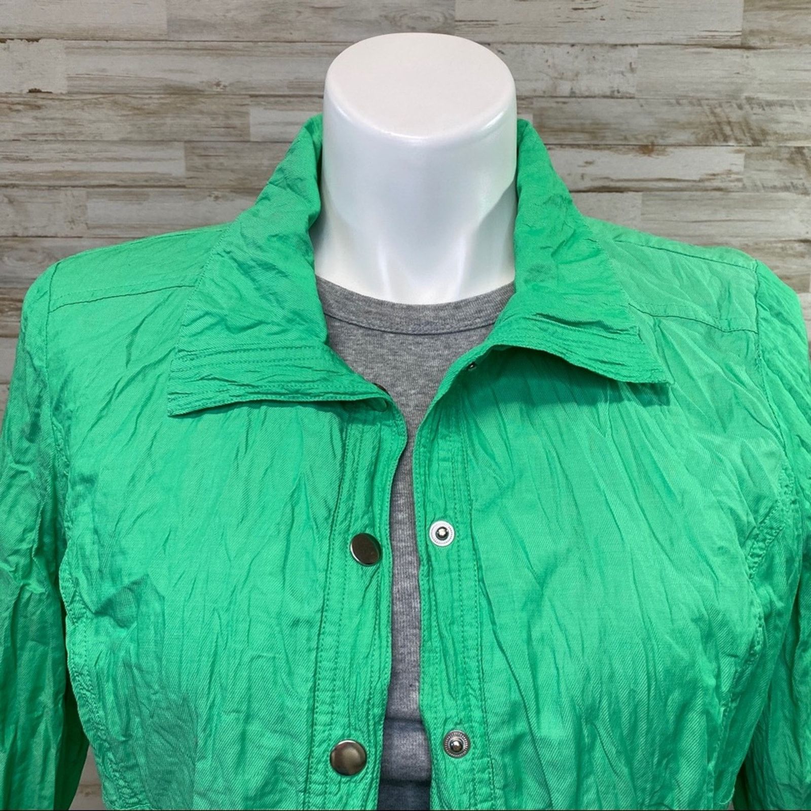 Chicos Zenergy by Chico’s Hayden Crinkle Jacket Size Chico's 2 or L Size L / US 10 / IT 46 - 3 Thumbnail