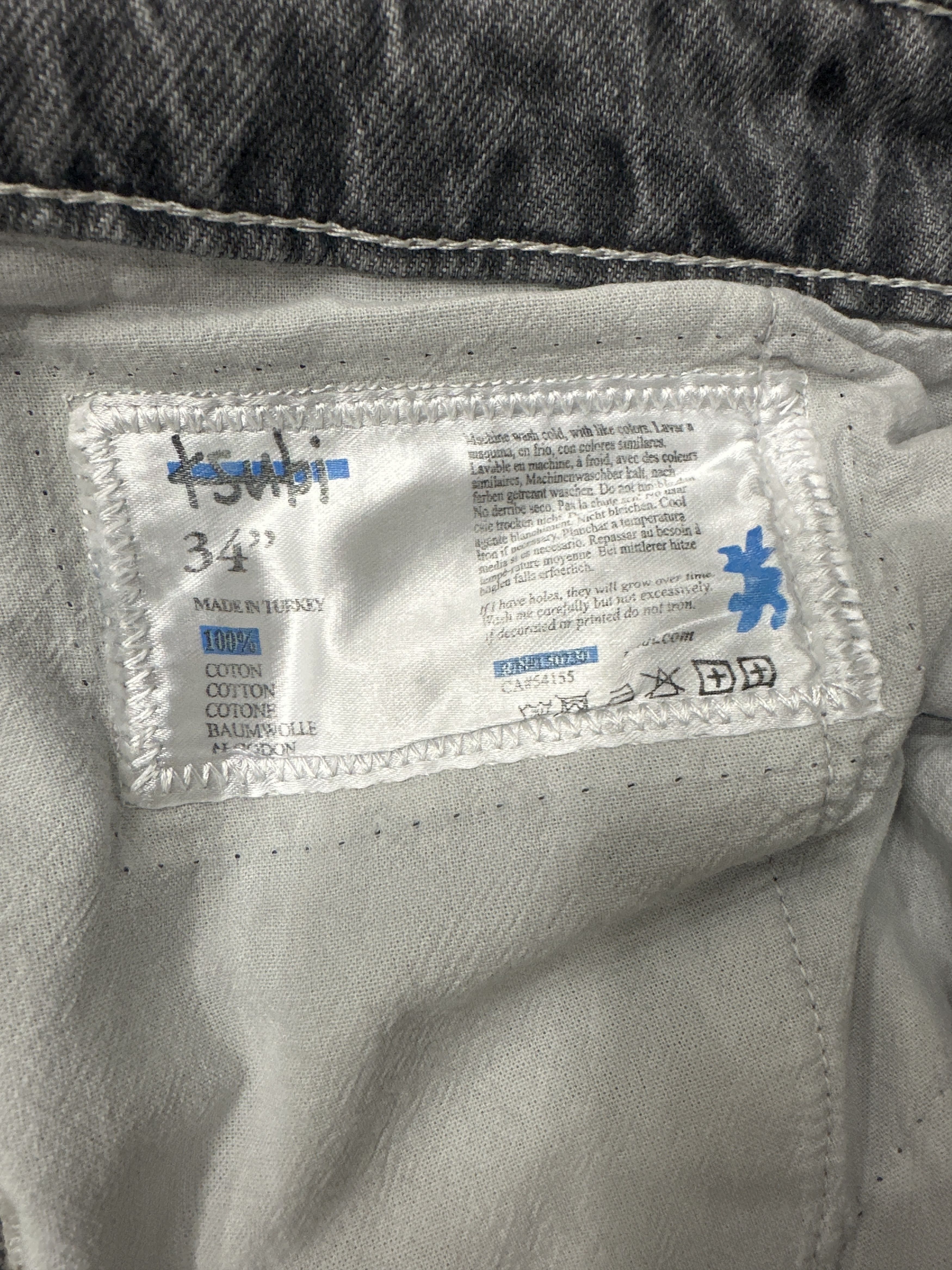 Ksubi Ksubi Operator Double Knee Jeans Grey Size 34 Size US 34 / EU 50 - 8 Thumbnail