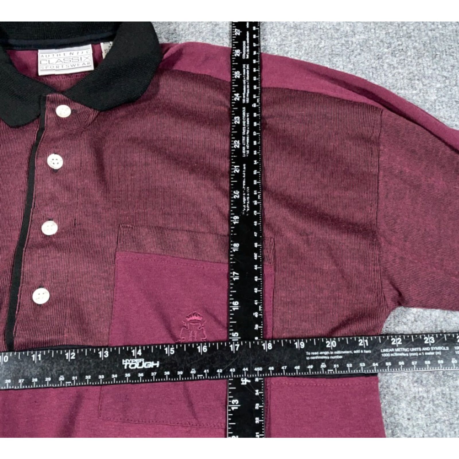 Vintage VTG Dad Style Collared Sweater Adult Large Red Stripes Lightweight Retro Knit 90s Classic Hipster Mens Size US L / EU 52-54 / 3 - 4 Thumbnail
