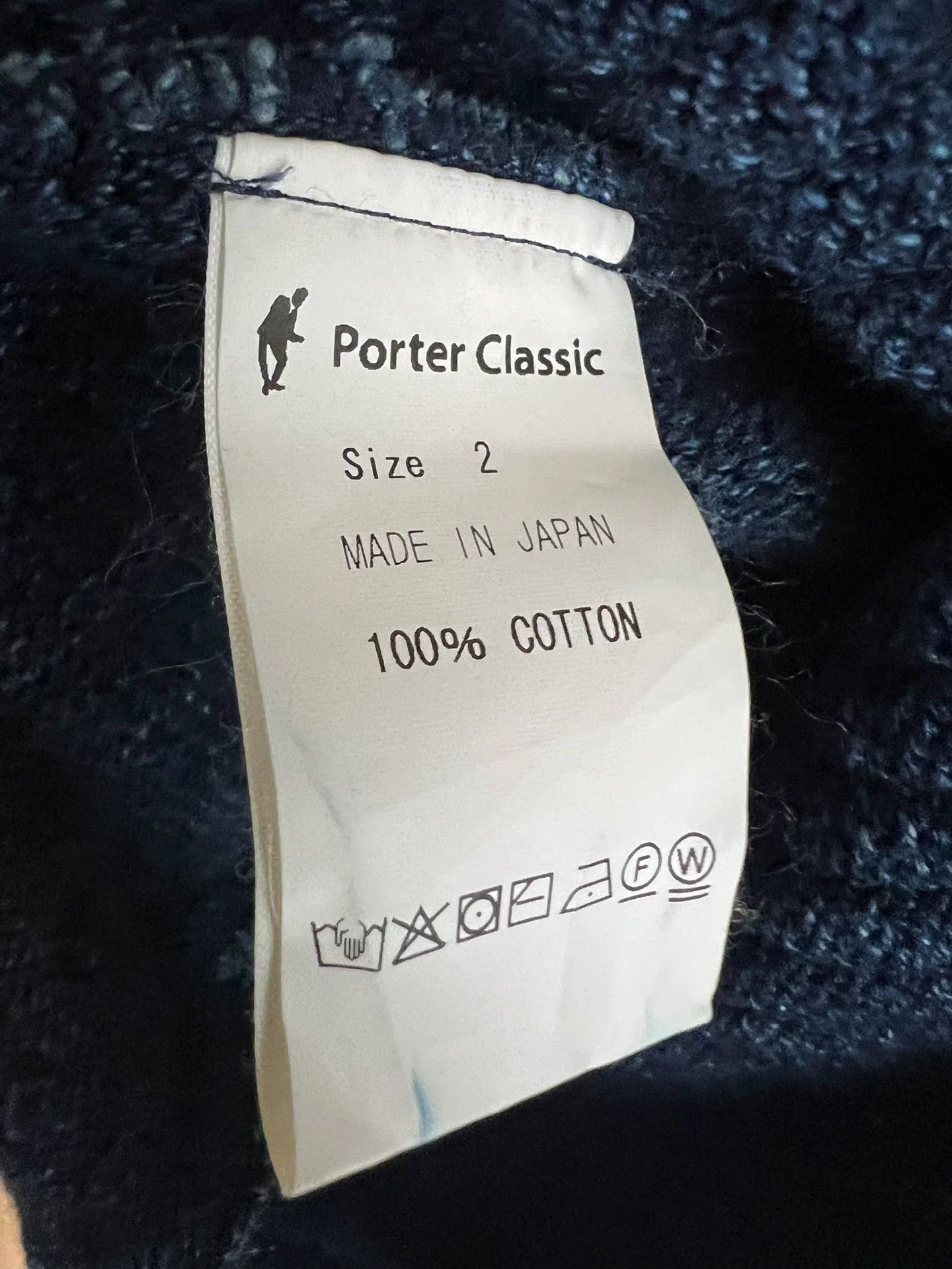 Porter Classic Blue Kendo Vest Japan Size M