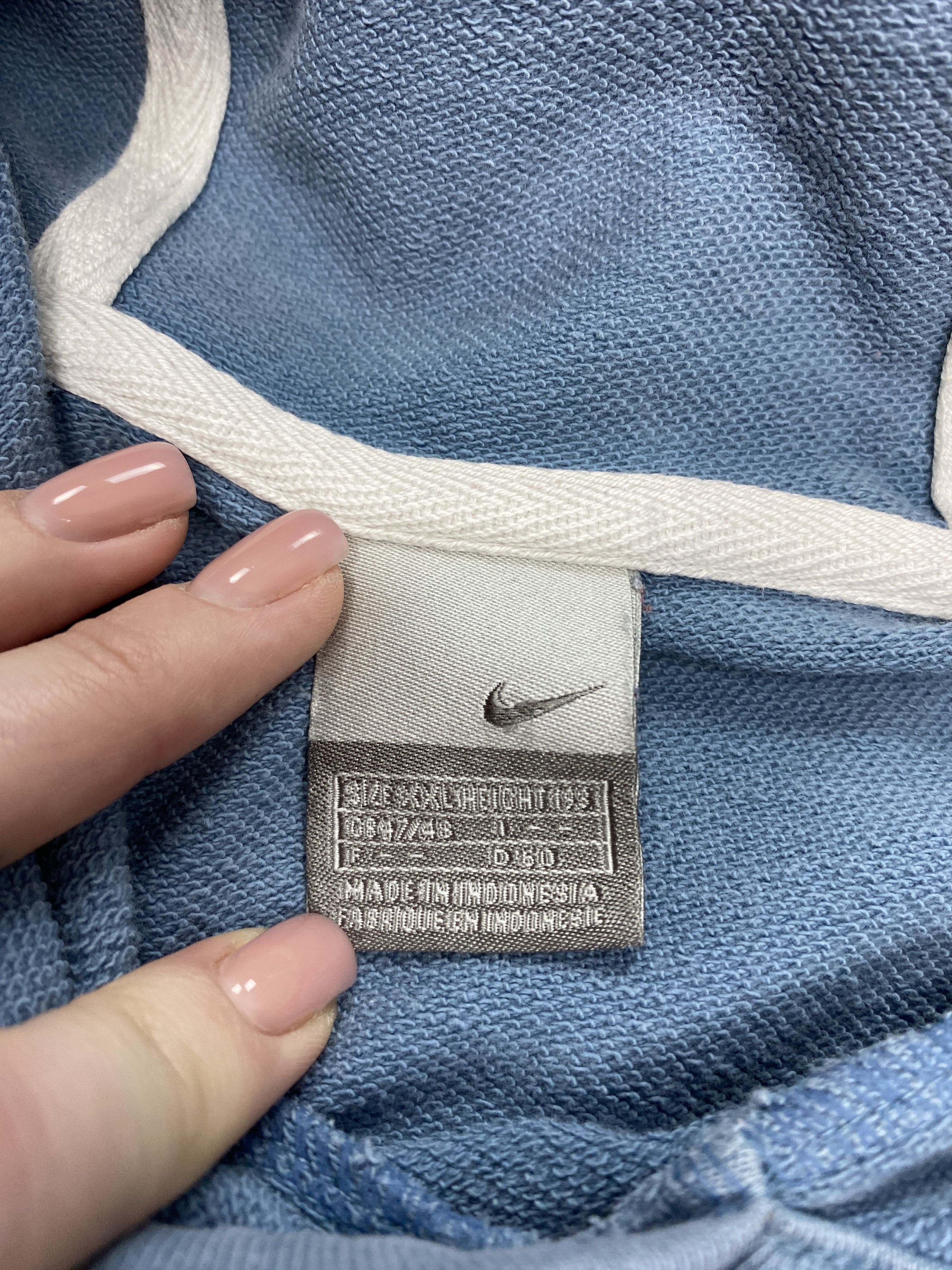 Nike × Vintage Nike Vintage Mens Short Sleeve Hoodie Size US XXL / EU 58 / 5 - 4 Thumbnail