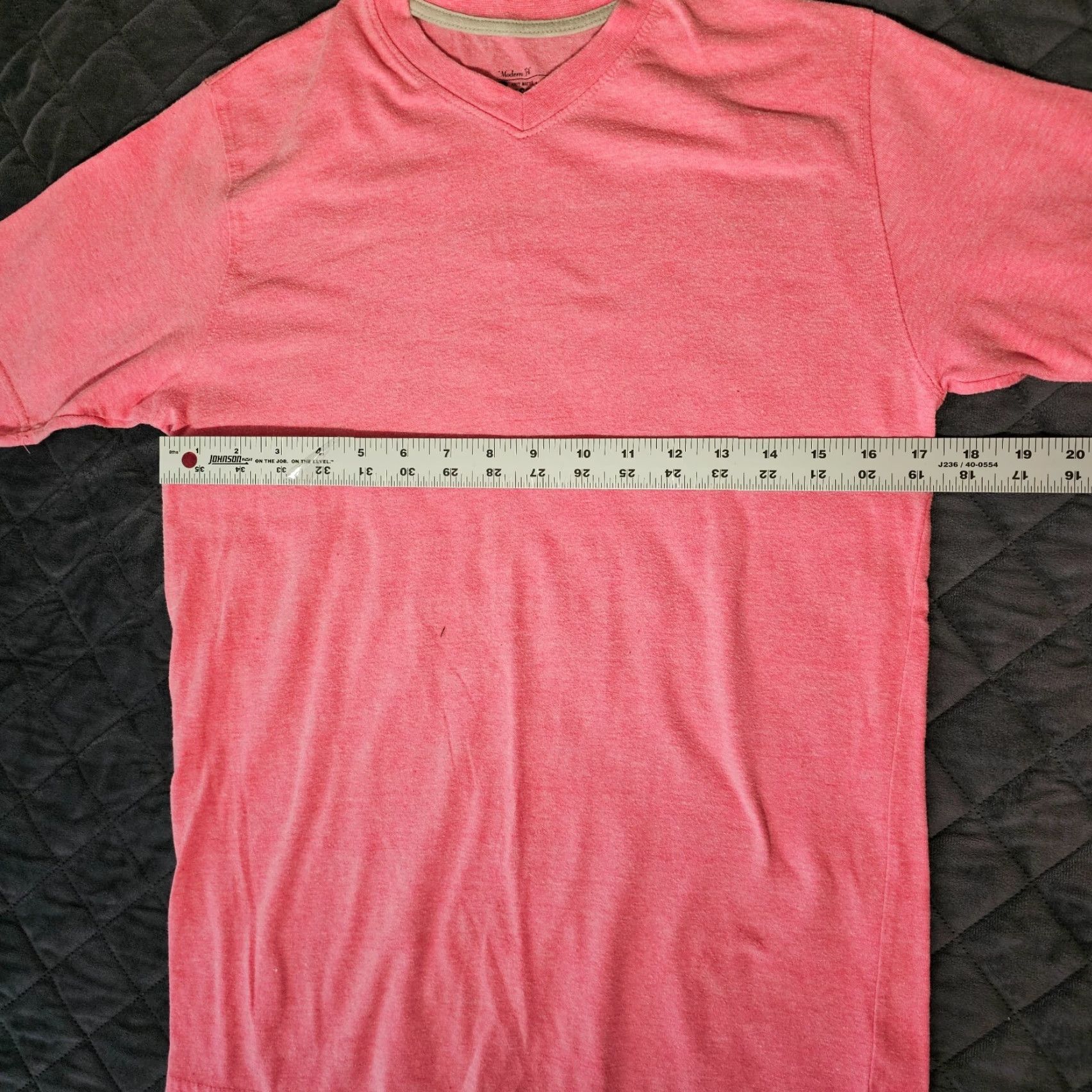 Vintage Grey Matter Concepts T Shirt Short Sleeve Pink Men's Size S V Neck Size US S / EU 44-46 / 1 - 4 Thumbnail