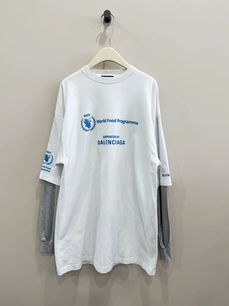 Balenciaga Balenciaga WFP Co-branded Fake Two-Piece Long Sleeve 2504-N Size US S / EU 44-46 / 1 - 1 Thumbnail