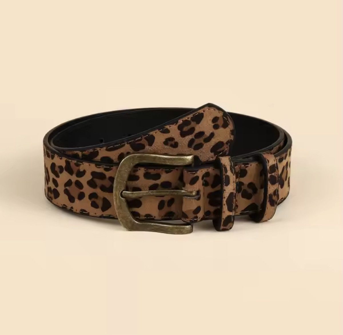 Other 2000s leopard cheetah print belt Size 32 - 5 Thumbnail
