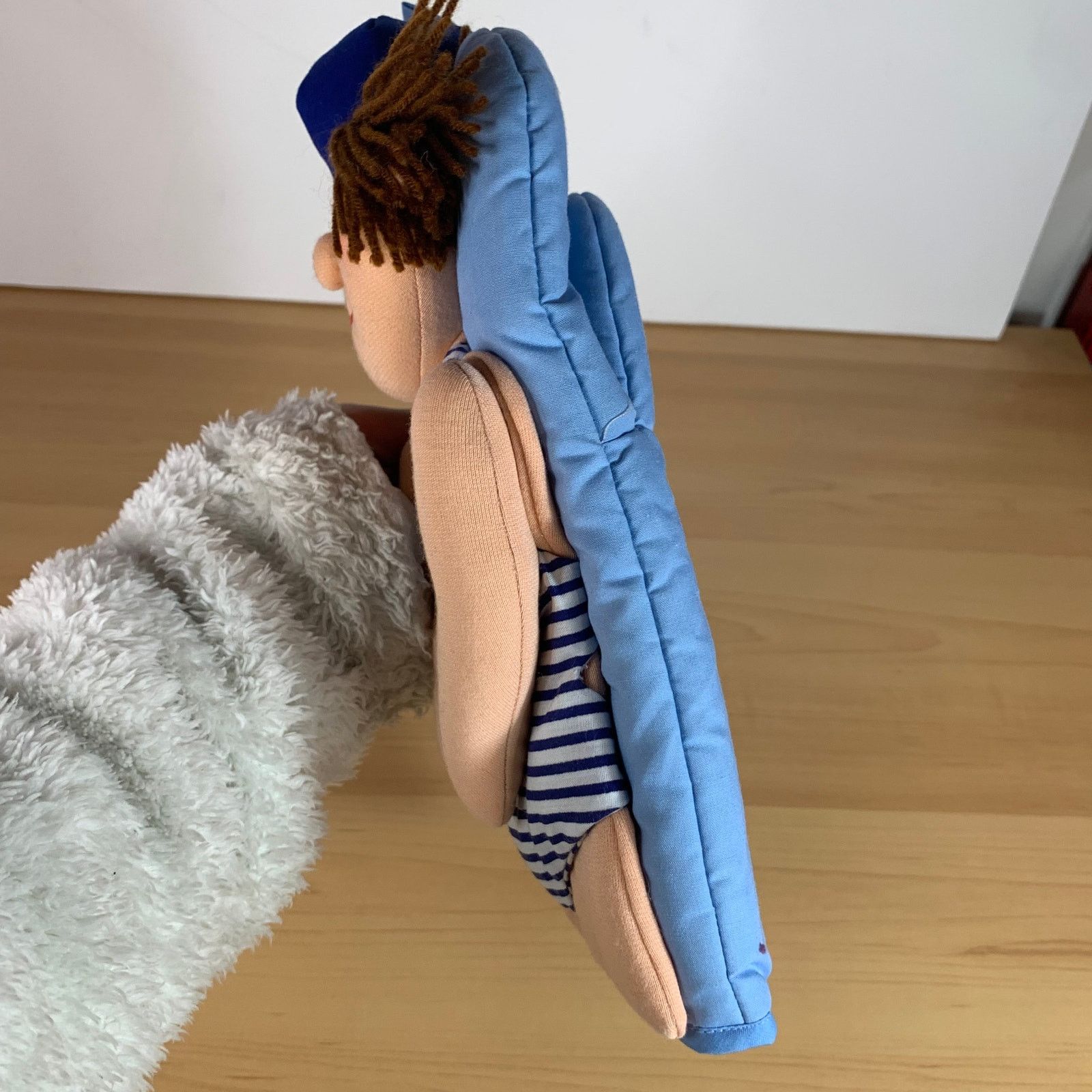Other Cute Swimming Suit Doll Oven Mitt Blue Color Size ONE SIZE - 6 Thumbnail