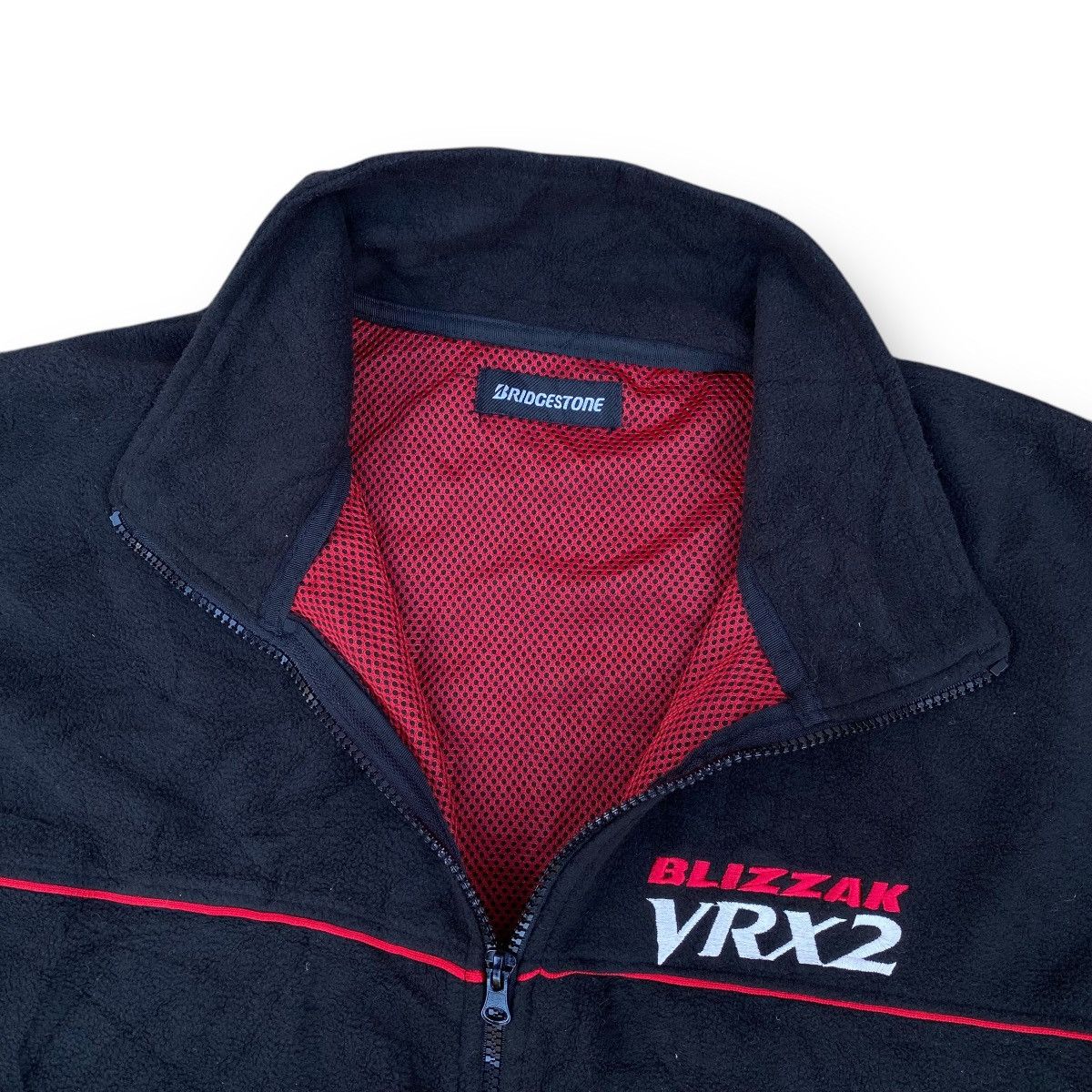 Japanese Brand × Sports Specialties Vintage Bridgestone Blizzak VRX2 Fleece Racing Jacket. #D9 Size US XL / EU 56 / 4 - 2 Thumbnail