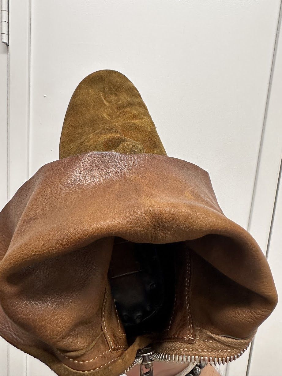 Guidi Collector piece: GUIDI. 987 Reverse bison. Horse lined. Size US 13 / EU 46 - 14 Thumbnail