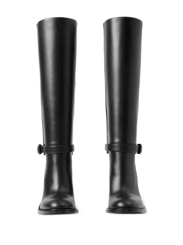 Burberry o1w1db10125 Leather Boots in Black Size US 6.5 / IT 36.5 - 5 Thumbnail