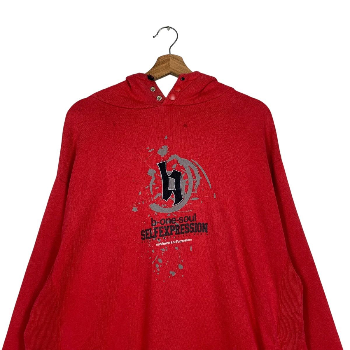 Japanese Brand B One Soul Self Expression Hoodie Size US L / EU 52-54 / 3 - 11 Thumbnail