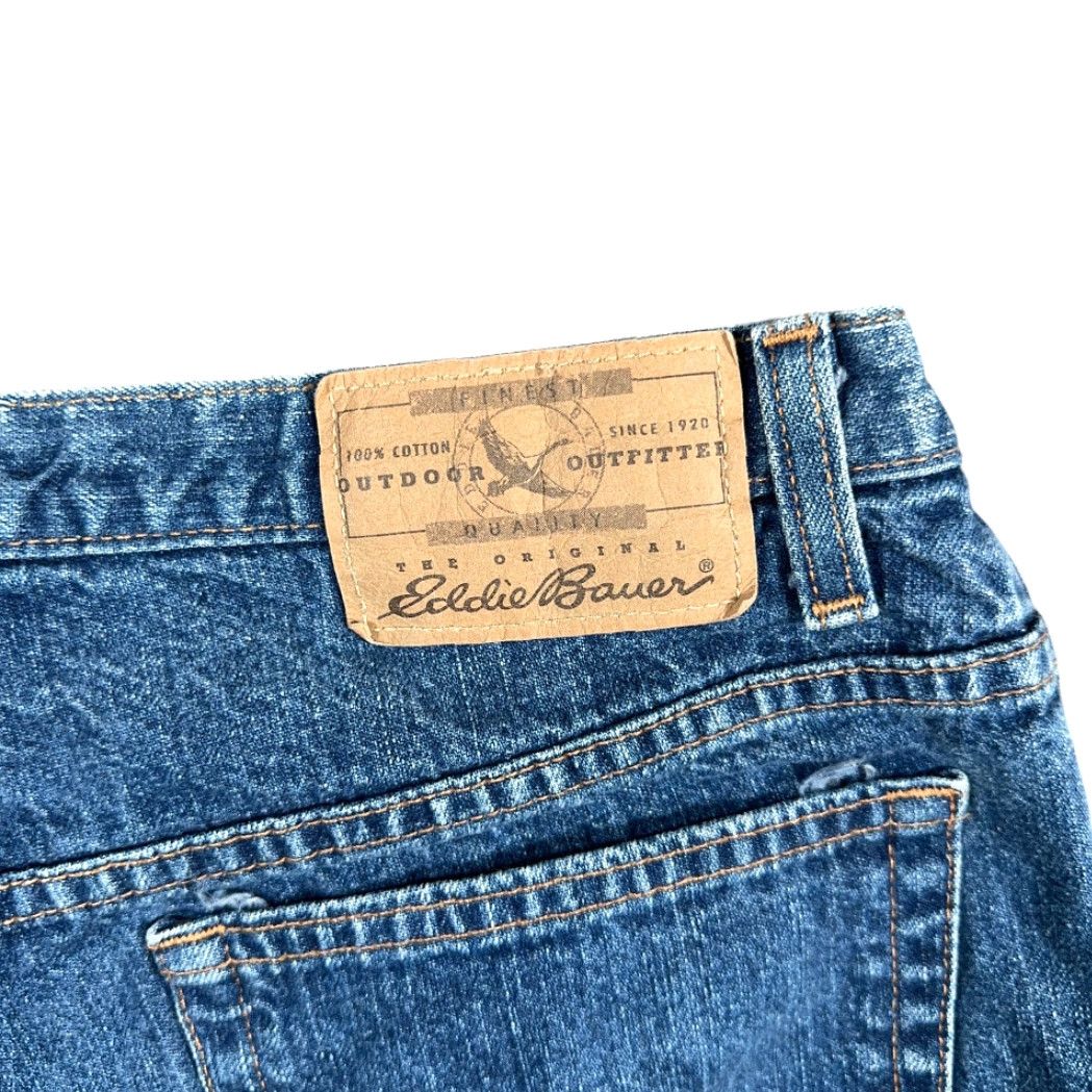 Eddie Bauer VINTAGE Eddie Bauer Jeans Mens 28x30 Blue Straight 90s Denim 5-Pocket Design Size US 28 / EU 44 - 7 Thumbnail