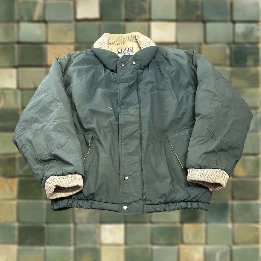 Sears VINTAGE Sears The Men’s Store Jacket Coat Full Zip Insulated Large 80s DULON Green Size US L / EU 52-54 / 3 - 1 Thumbnail
