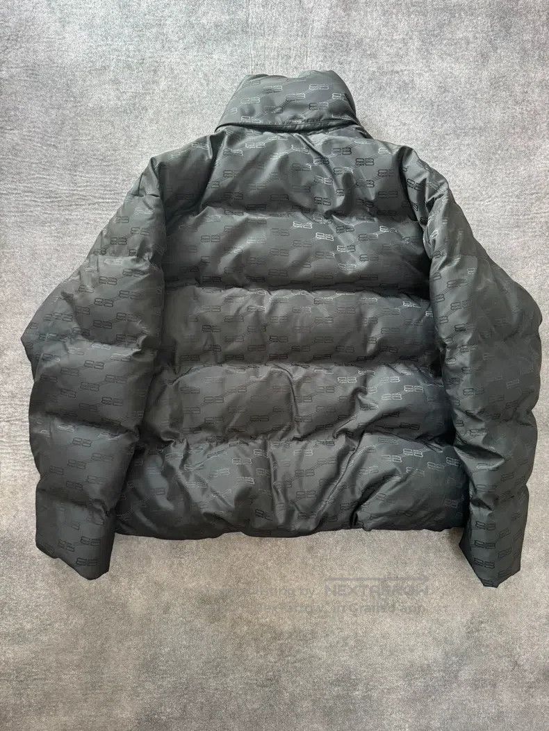 Balenciaga Balenciaga Black Embossed Buckle Full Printed Down Jacket Size US S / EU 44-46 / 1 - 2 Thumbnail