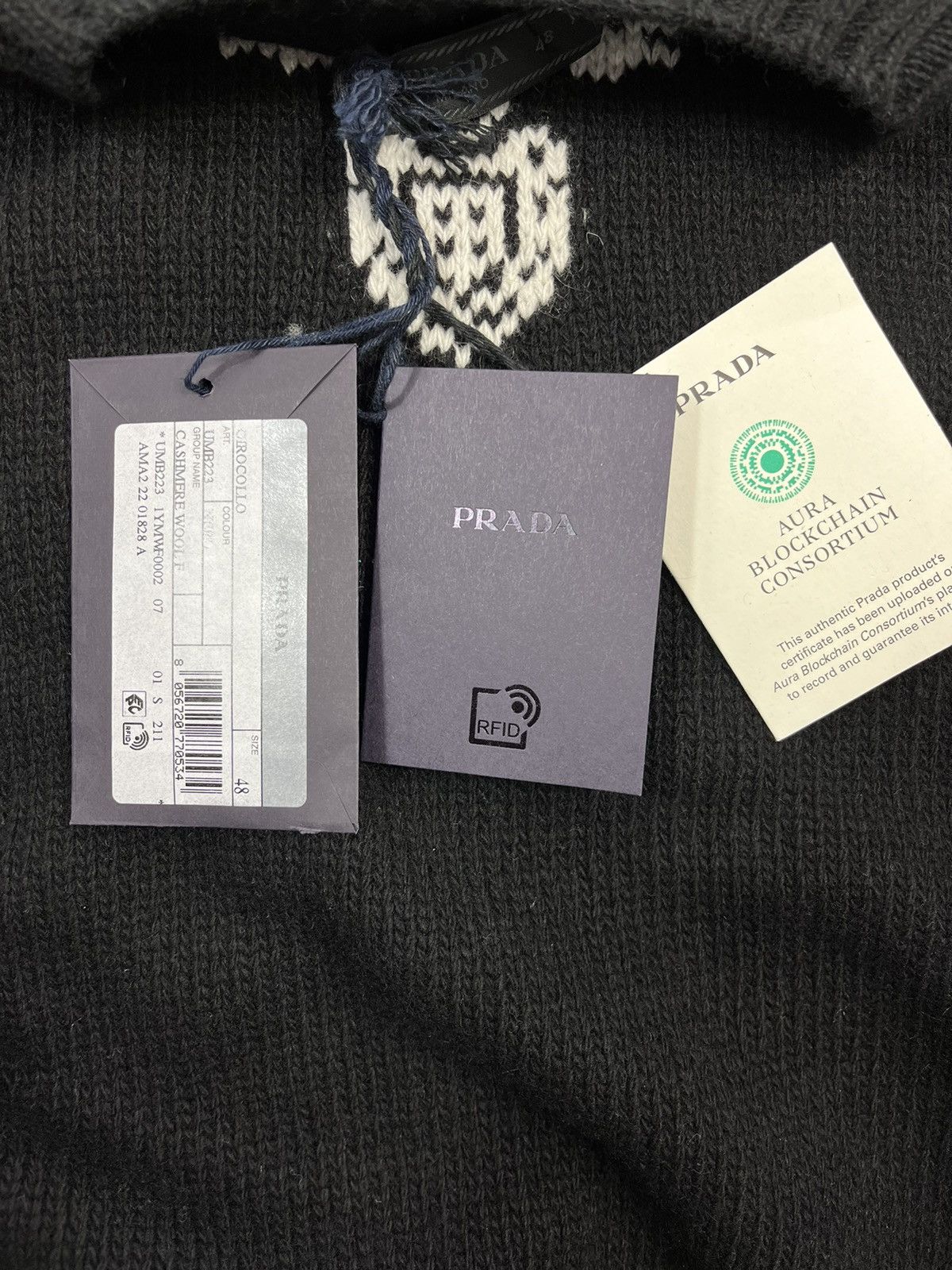 Prada LOGO KNIT JUMPER Size US M / EU 48-50 / 2 - 4 Thumbnail
