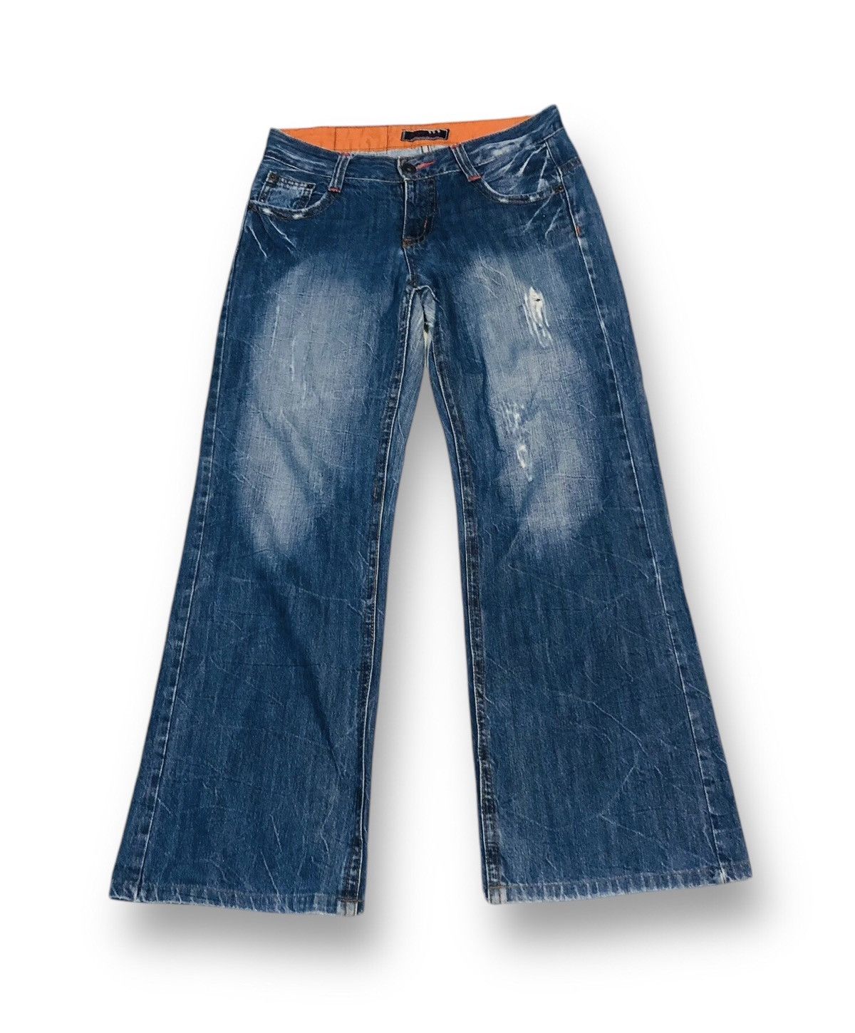 Japanese Brand AFT Distressed Denim Jeans (10) Size US 30 / EU 46 - 1 Thumbnail
