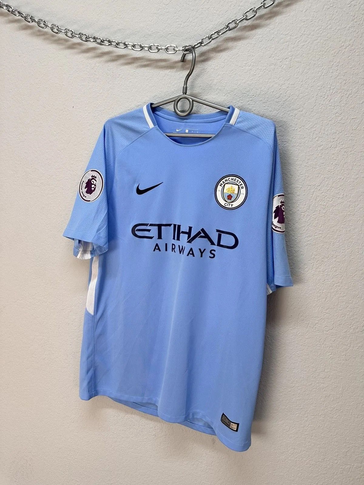Vintage Vintage Nike Manchester City Sterling 2017 suits blockcore Size US L / EU 52-54 / 3 - 6 Thumbnail