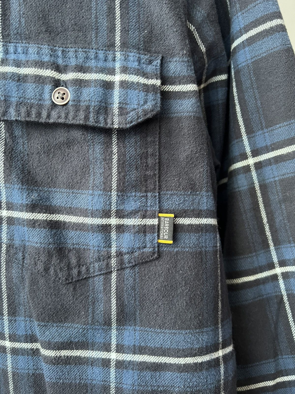Barbour BARBOUR INTERNATIONAL ENGLAND FLANNEL CASUAL SHIRT BUTTON L Size US L / EU 52-54 / 3 - 6 Thumbnail