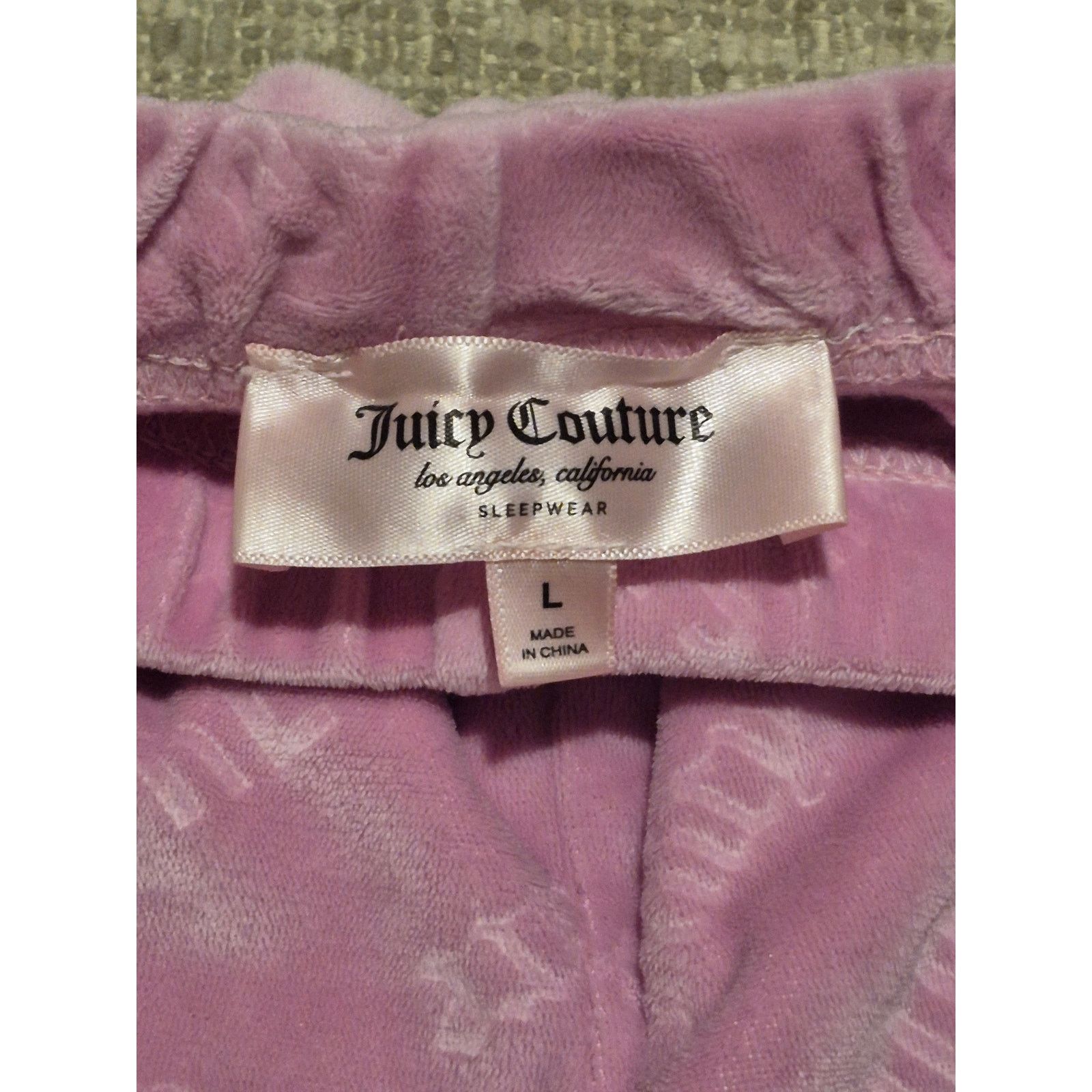Juicy Couture Juicy Couture Pink Velour Sleep Shorts Size 32" / US 10 / IT 46 - 3 Thumbnail