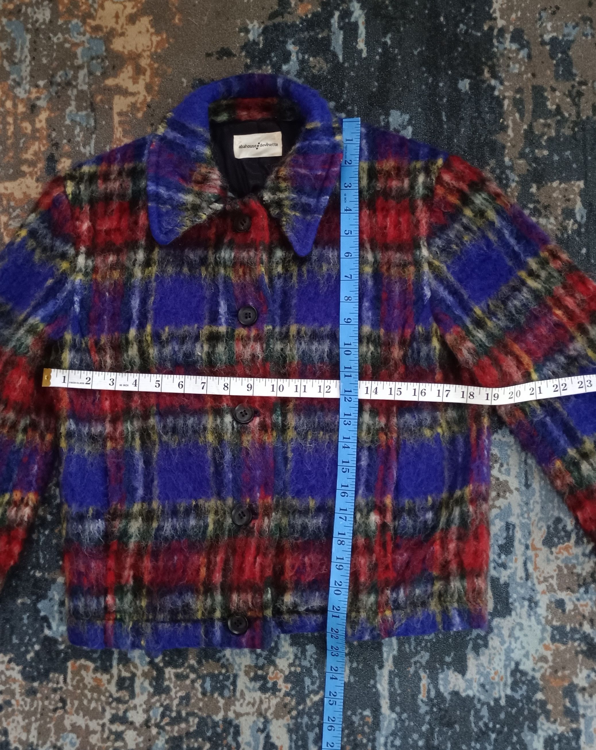 ABAHOUSE Vintage Abahouse Devinette Mohair Wool Jacket Size M / US 6-8 / IT 42-44 - 14 Thumbnail