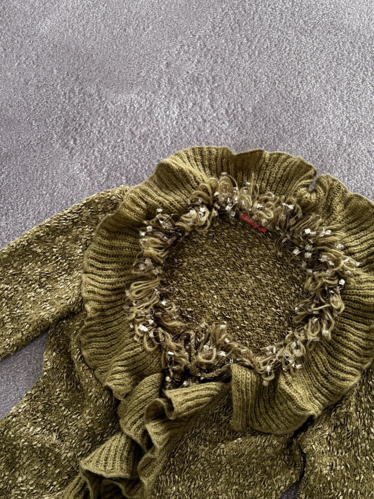 If Six Was Nine Amazing Vintage 2000’s Aesthetic Glam Y2K Faux Fur Sweater Size M / US 6-8 / IT 42-44 - 6 Thumbnail