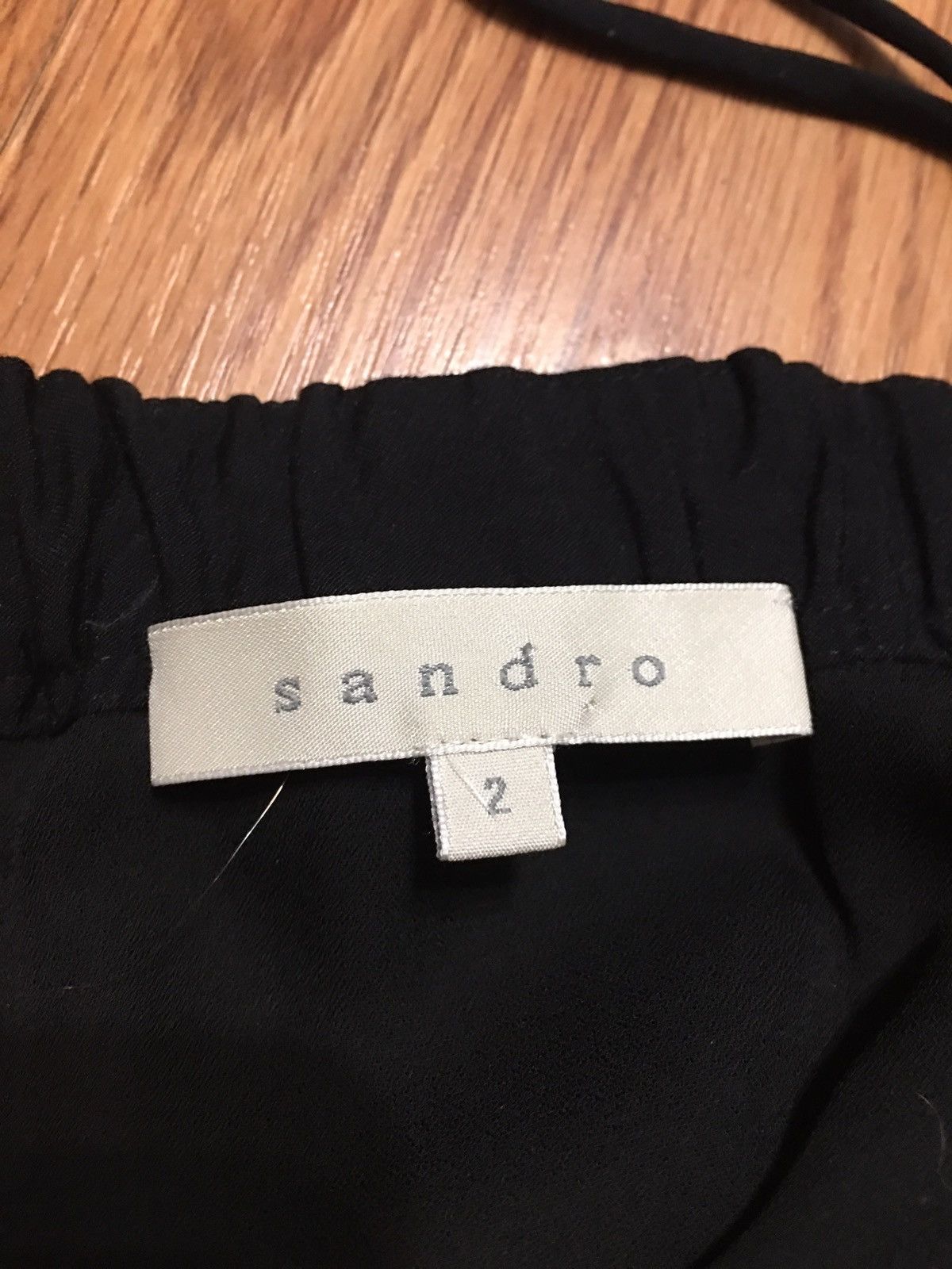 Sandro Sandro Paris Black Designer Jewellery Dress Size 2 Size M / US 6-8 / IT 42-44 - 9 Thumbnail