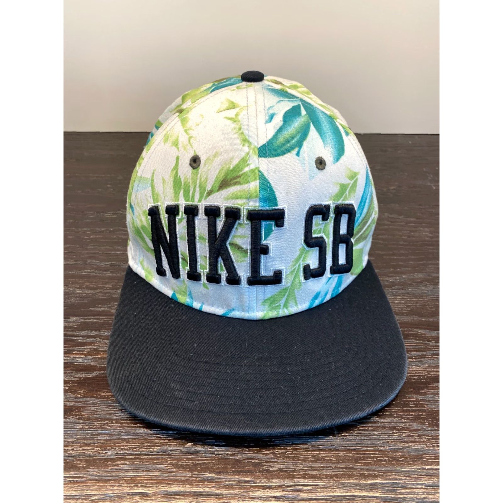 Nike Nike SB Hat Mens One Size Green Floral Spellout Skateboarding Skate Size ONE SIZE - 2 Thumbnail