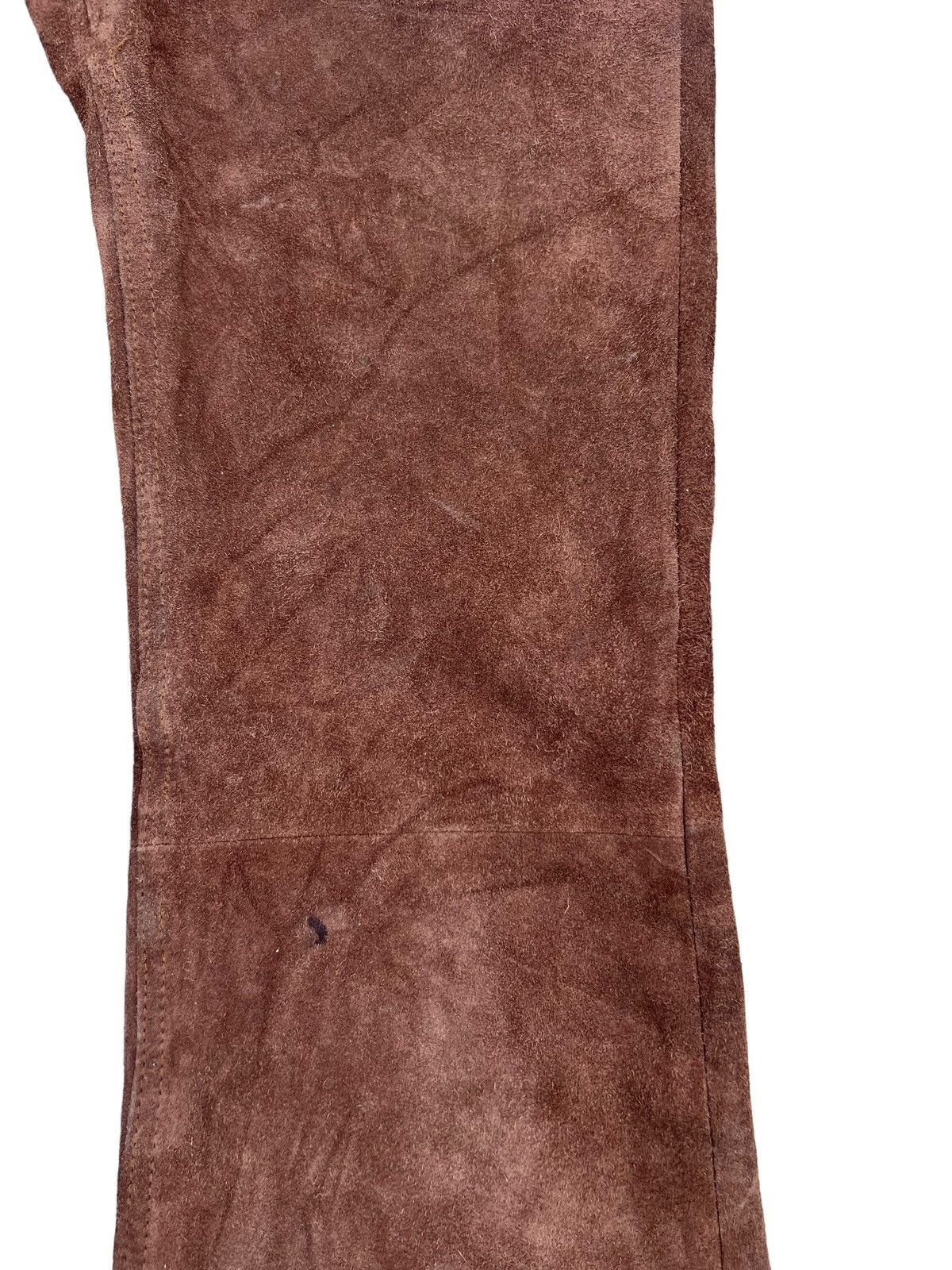 Hysteric Glamour Vintage Hysteric Glamour Kinky Jeans Suede Leather Flare Size US 28 / EU 44 - 12 Thumbnail
