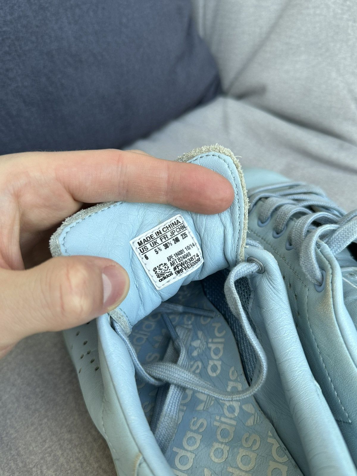Raf Simons Raf Simons x Adidas Stan Smith Leather Sneakers Size US 5.5 / EU 38 - 10 Thumbnail
