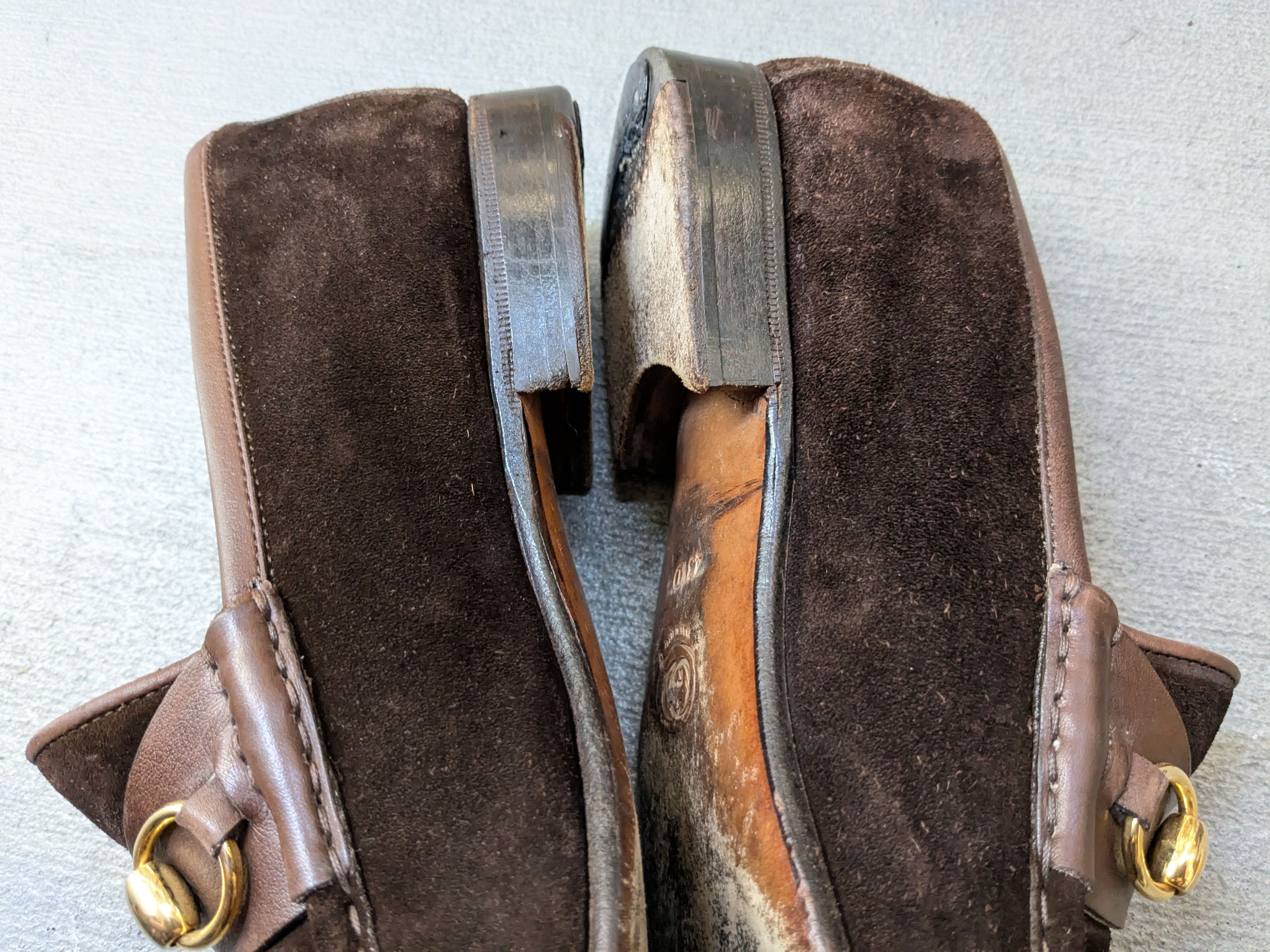 Gucci × Tom Ford Gucci Horsebit Loafers Brown Suede 10 Leather Italy Slip On Size US 10 / EU 43 - 11 Thumbnail