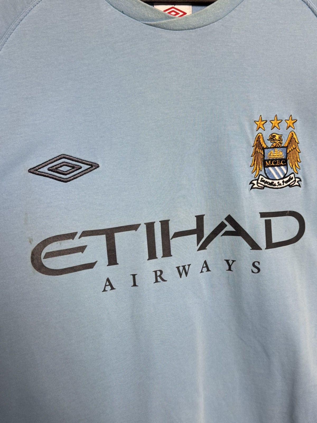 Umbro Manchester City Football Jersey T-Shirt Size US XL / EU 56 / 4 - 3 Thumbnail