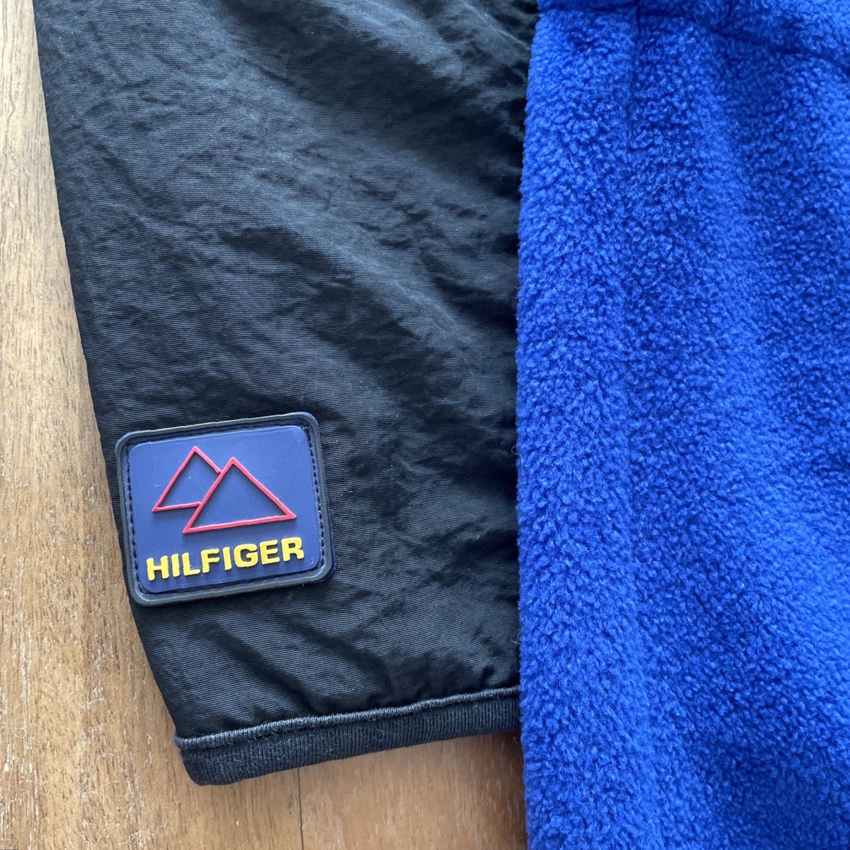 Tommy Hilfiger VINTAGE Tommy Hilfiger Parka Jacket Mens XL Blue Fleece Pile Zip Stand-Up Collar 80s 90s Retro Hip Hop Designer Casual Travel Workwear casual Size US XL / EU 56 / 4 - 5 Thumbnail