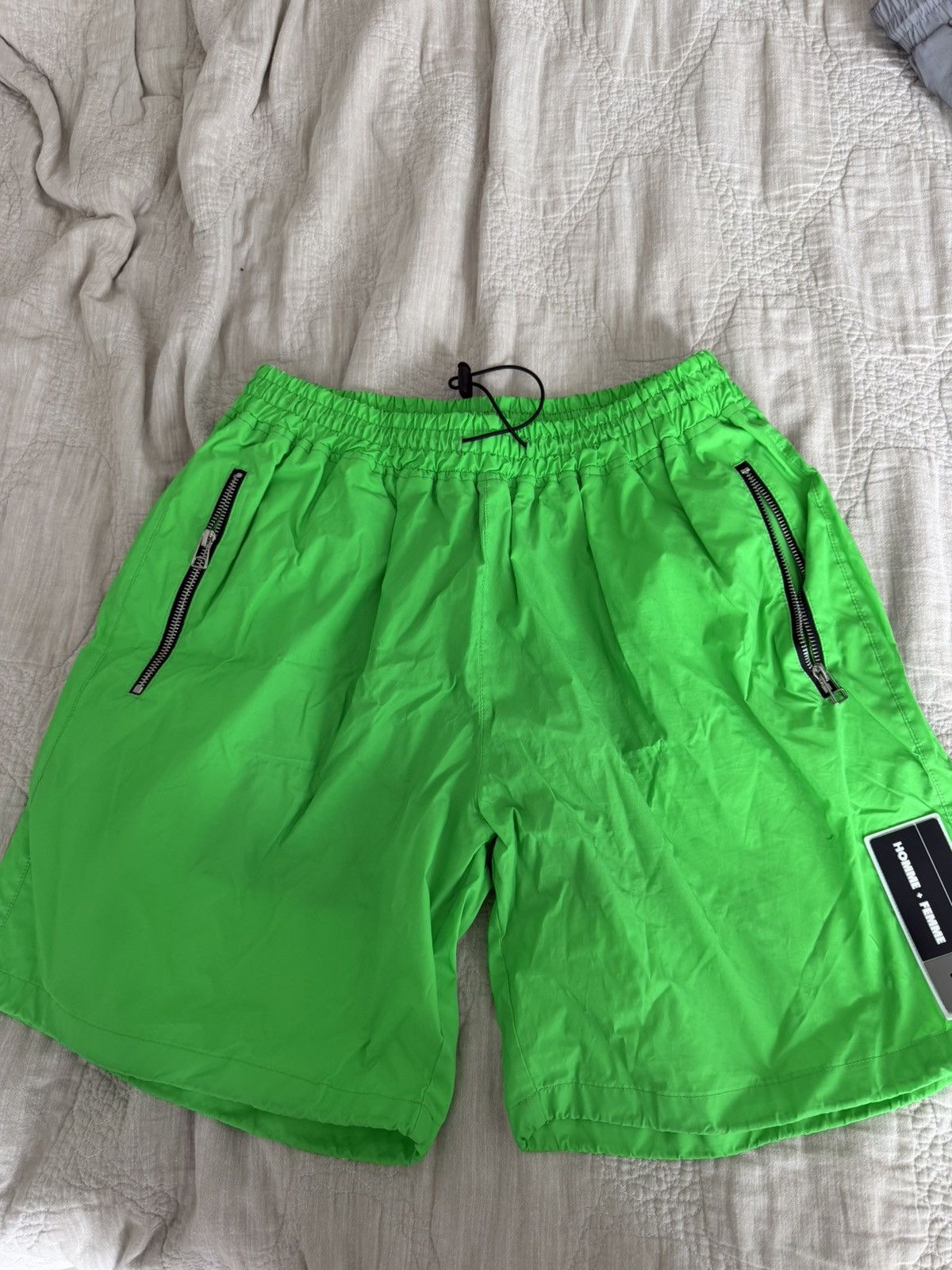 Homme + Femme La Neon Green Homme Femme Shorts Size US 34 / EU 50 - 1 Thumbnail