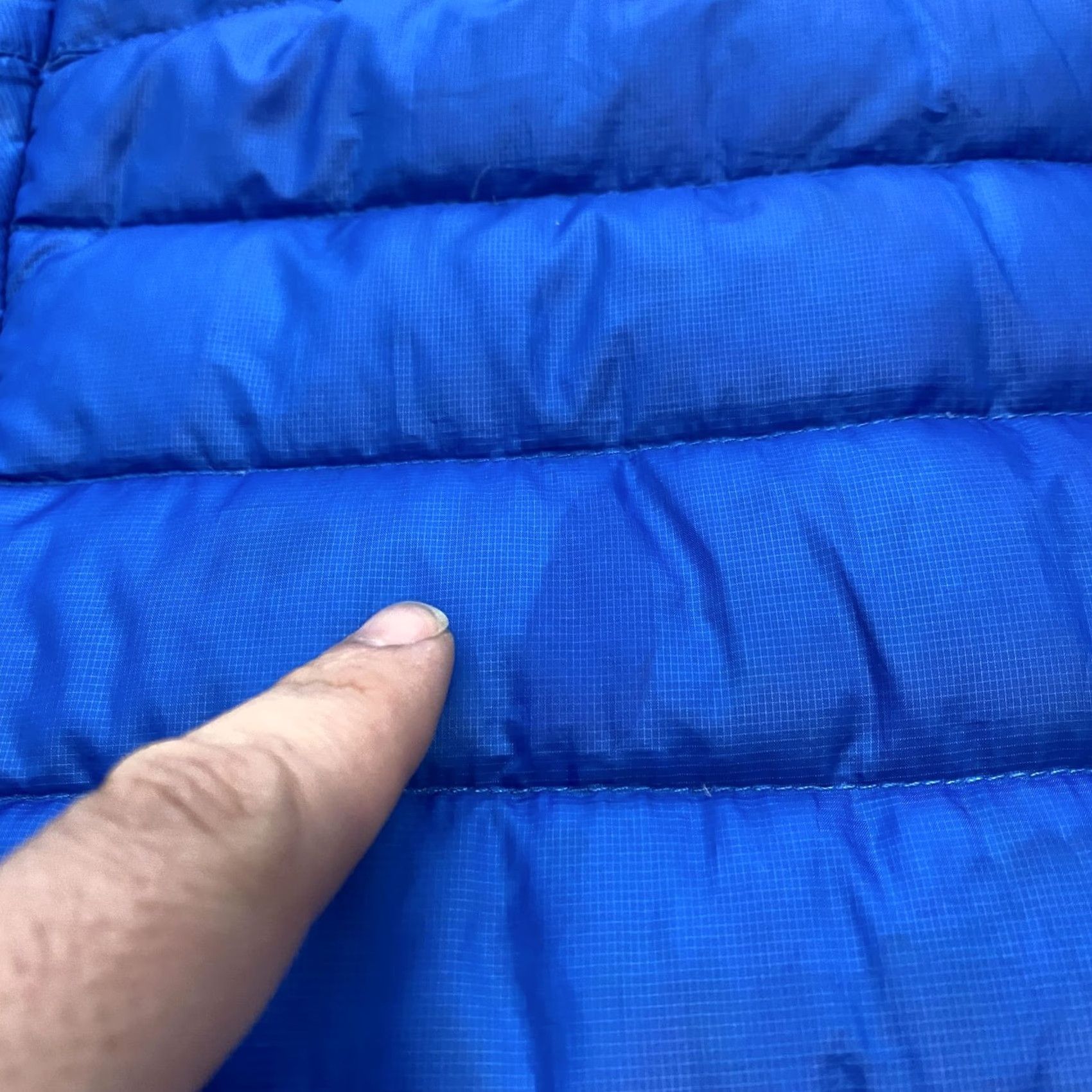 Marmot Marmot Jacket Mens Small Blue 700 Fill Down Puffer Full Zip Altered Sleeves Size US S / EU 44-46 / 1 - 3 Thumbnail